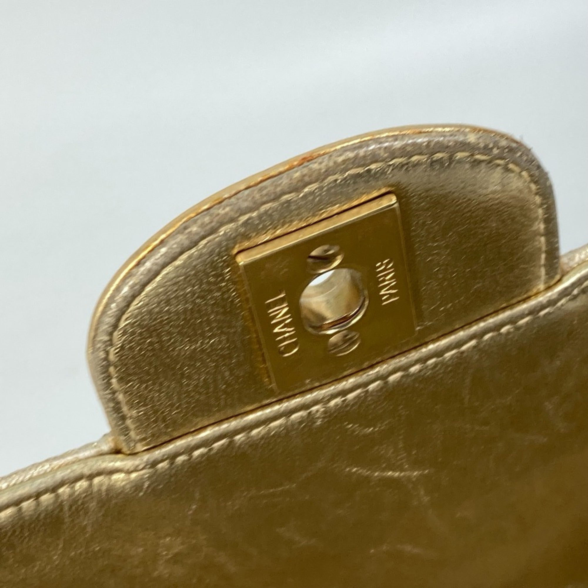 Chanel Beige Cloth Shoulder Bag
