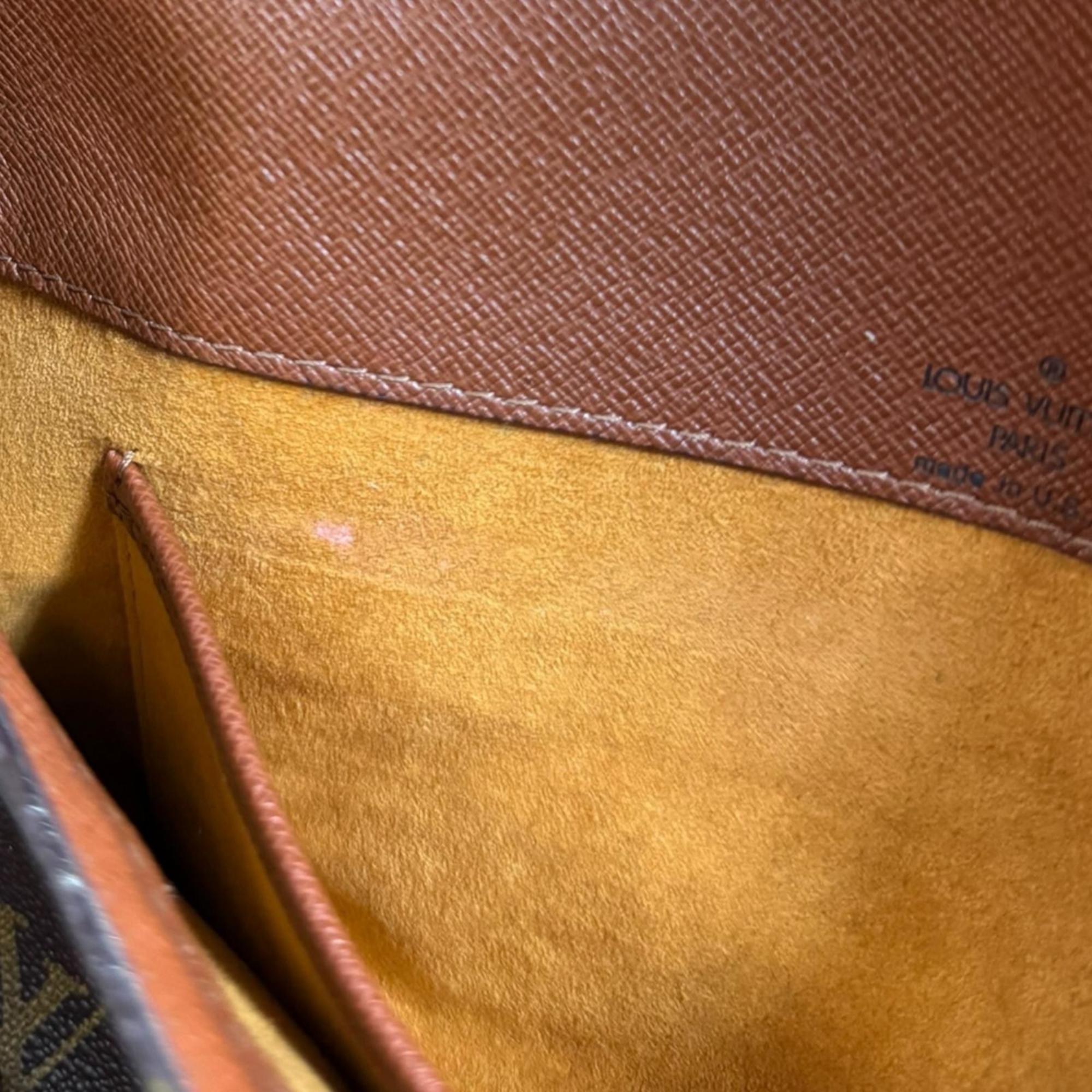 Louis Vuitton Brown Monogram Canvas Shoulder Bag