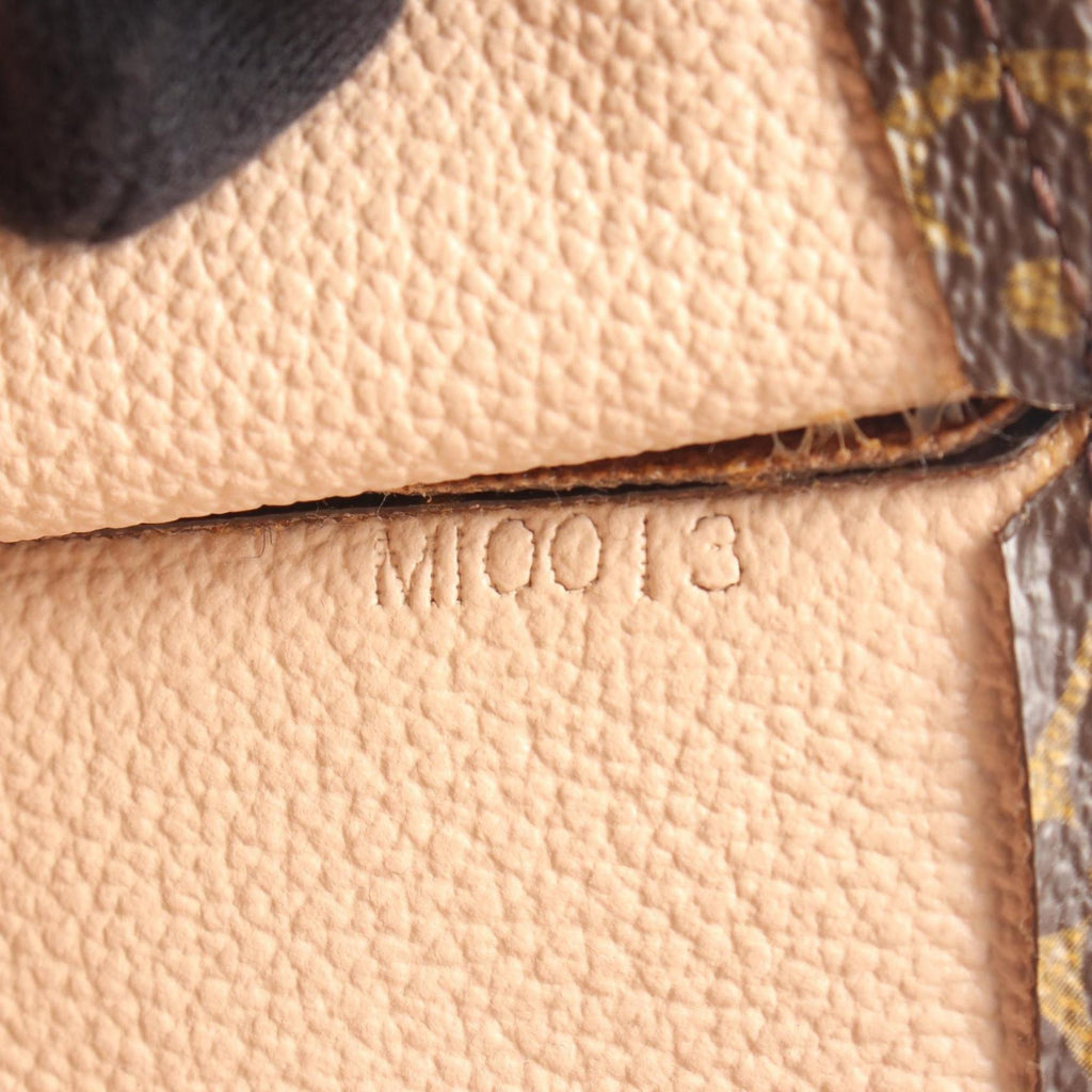 Louis Vuitton Brown Coated Canvas Leather Tote Bag