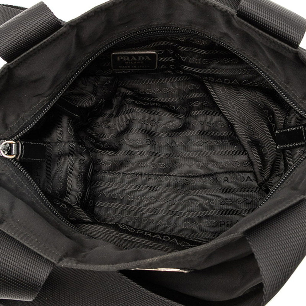 Prada Black Nylon Handbag Tote Bag