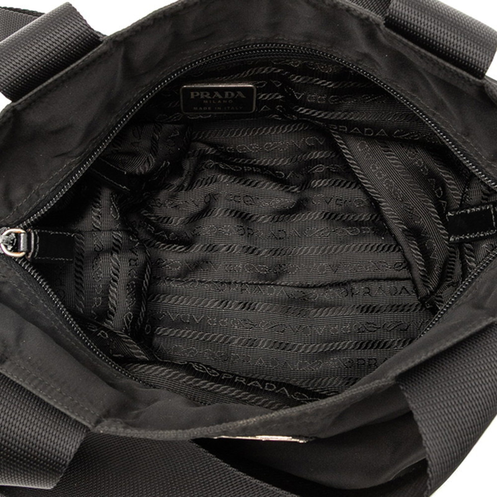 Prada Black Nylon Handbag Tote Bag