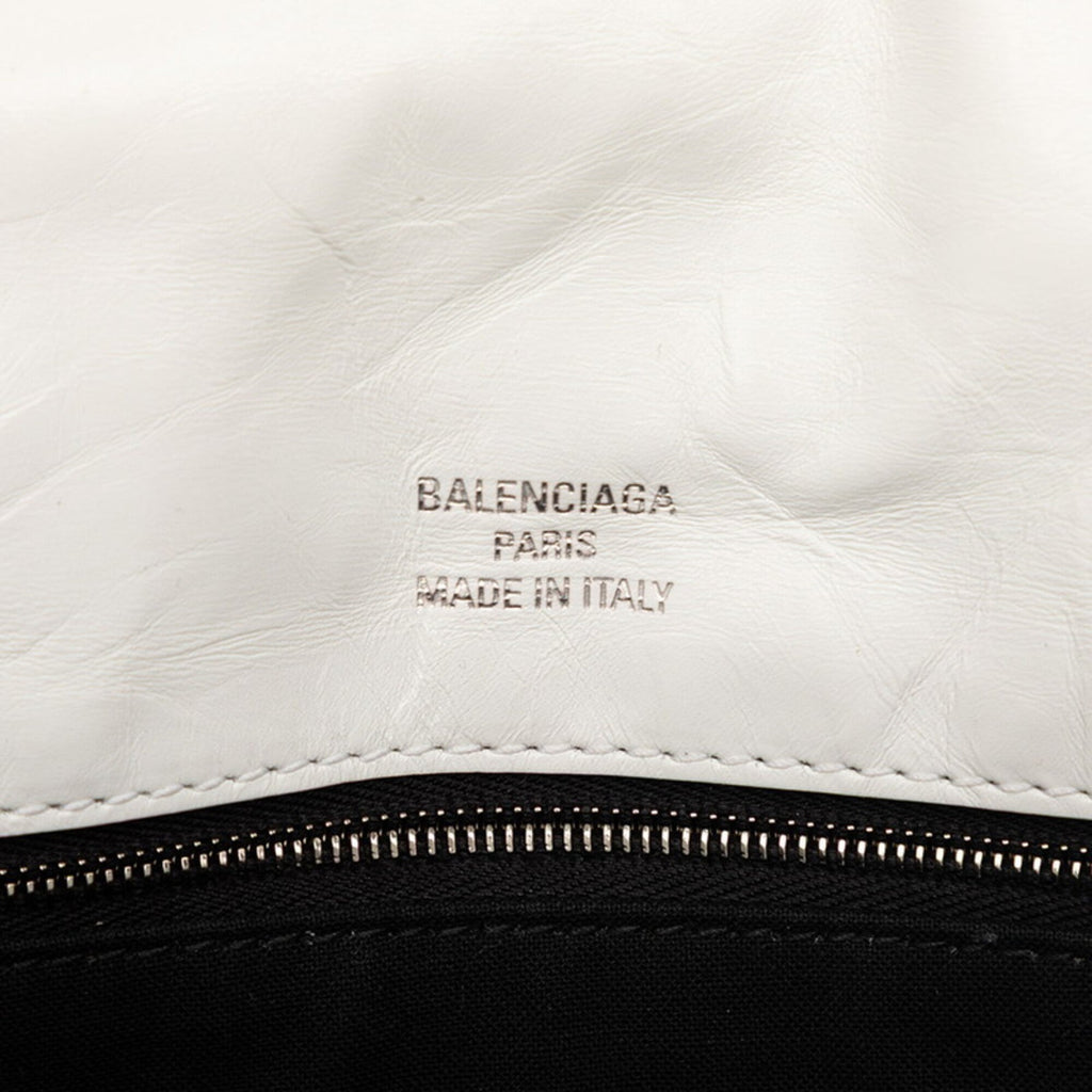 Balenciaga White Leather Shoulder