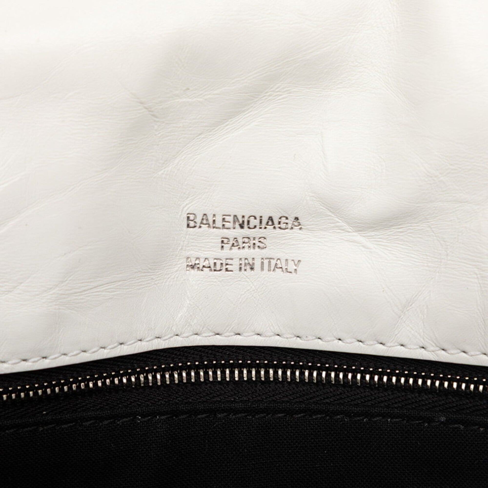 Balenciaga White Leather Shoulder