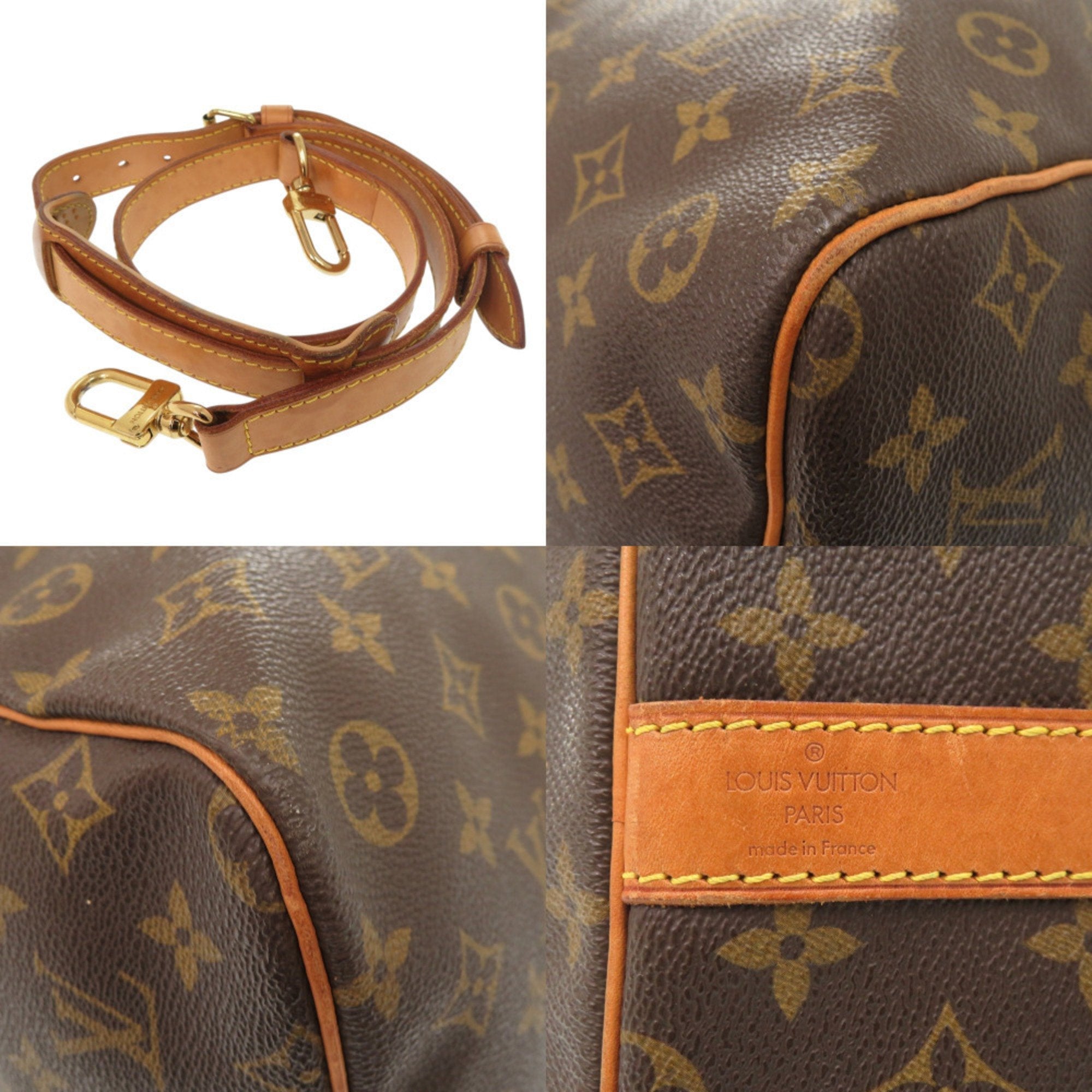 Louis Vuitton Brown Monogram Canvas Boston Bag