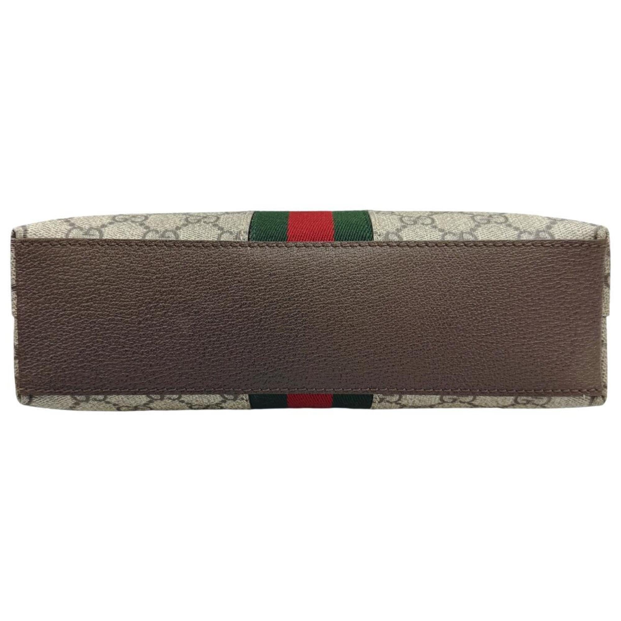 Gucci Beige Gg Supreme Shoulder Bag (Pre-Owned)