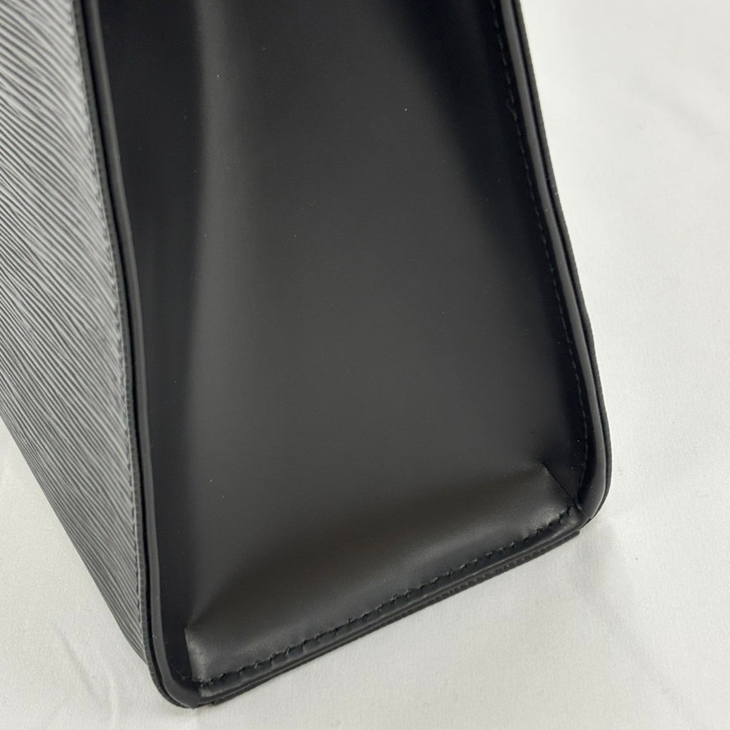 Louis Vuitton Black Noir Epi Leather Tote Bag
