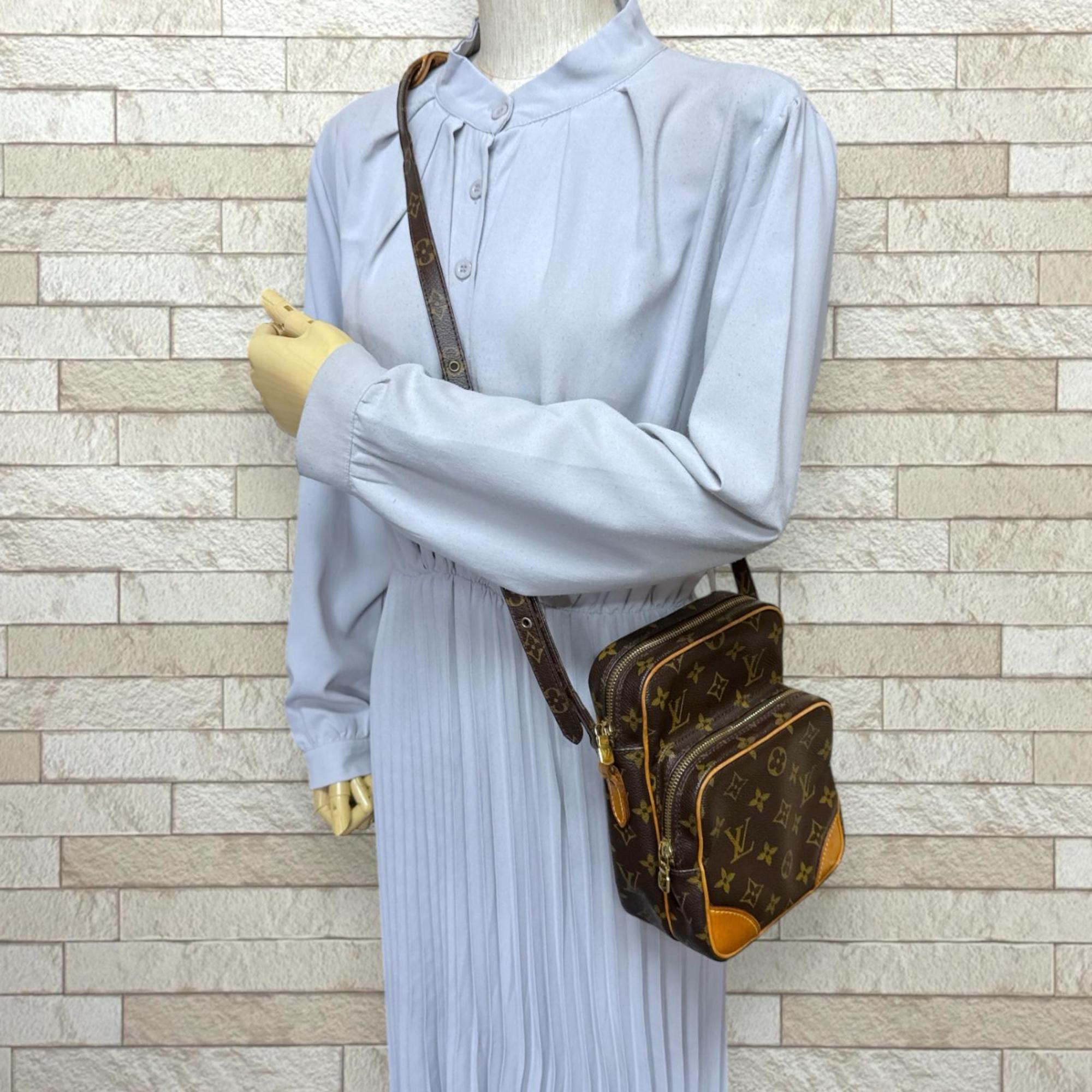 Louis Vuitton Brown Monogram Canvas Shoulder Bag
