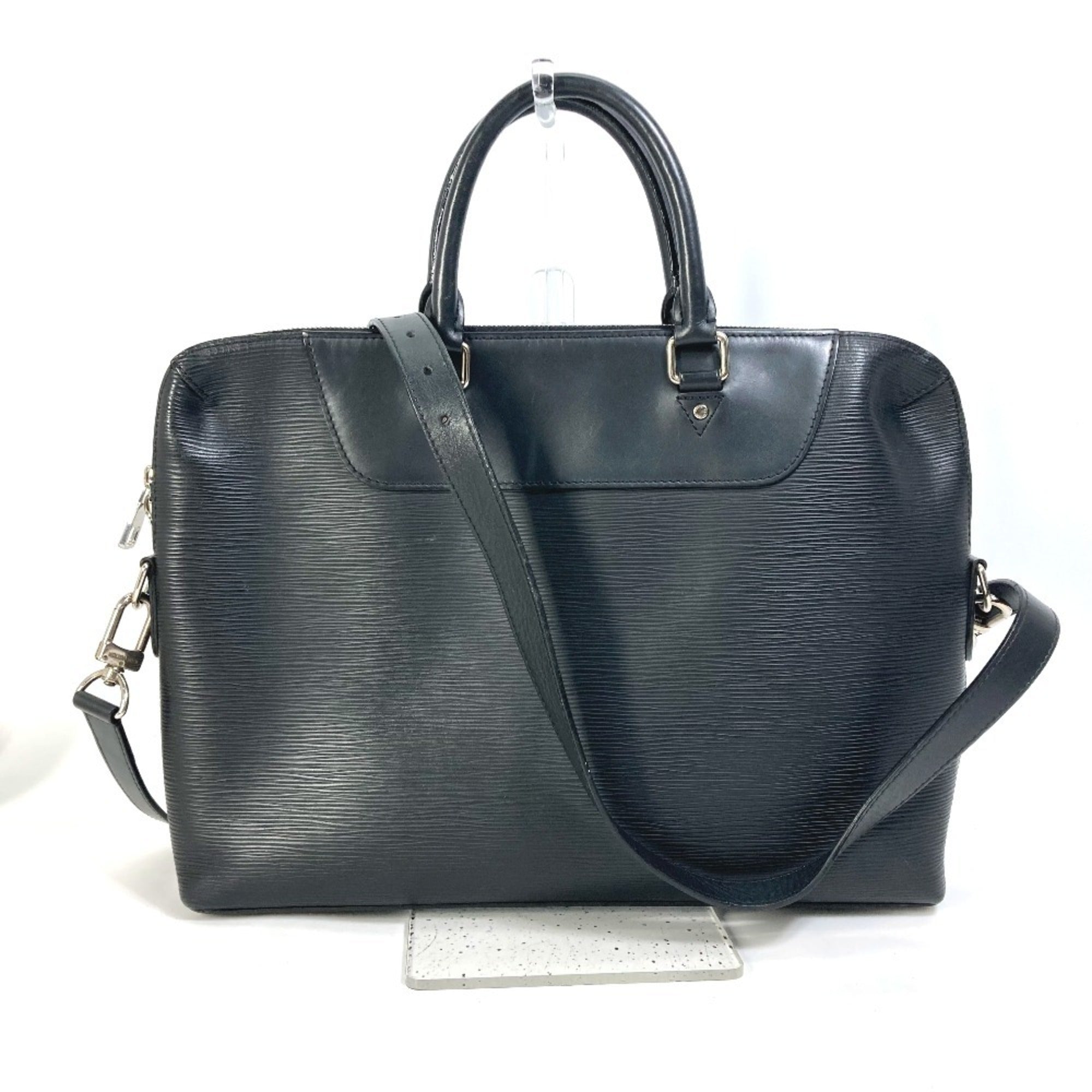 Louis Vuitton Epi Black Noir Epi Leather Briefcase Shoulder Bag