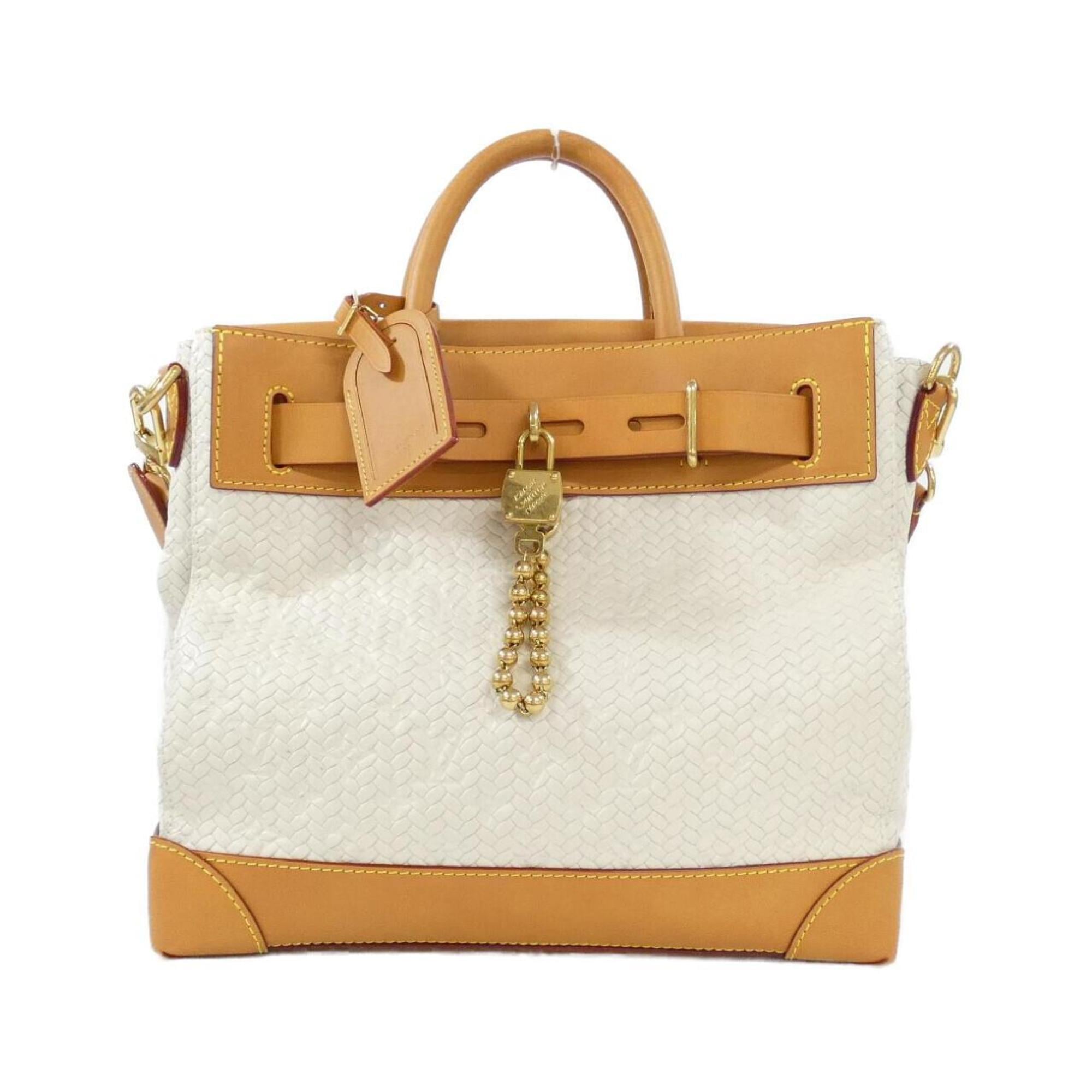 Louis Vuitton Off-White Leather Handbag