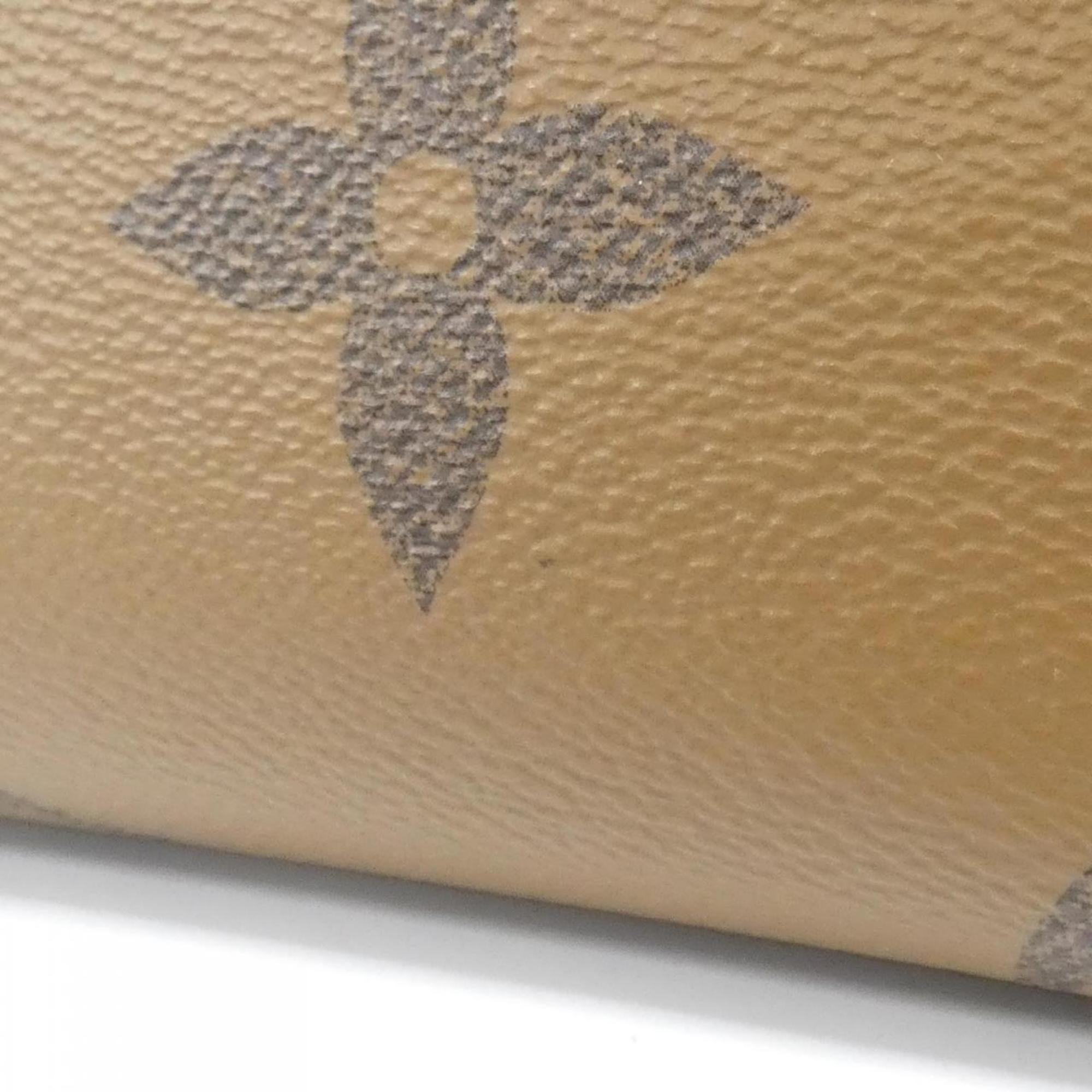 Louis Vuitton Brown Coated Canvas Handbag