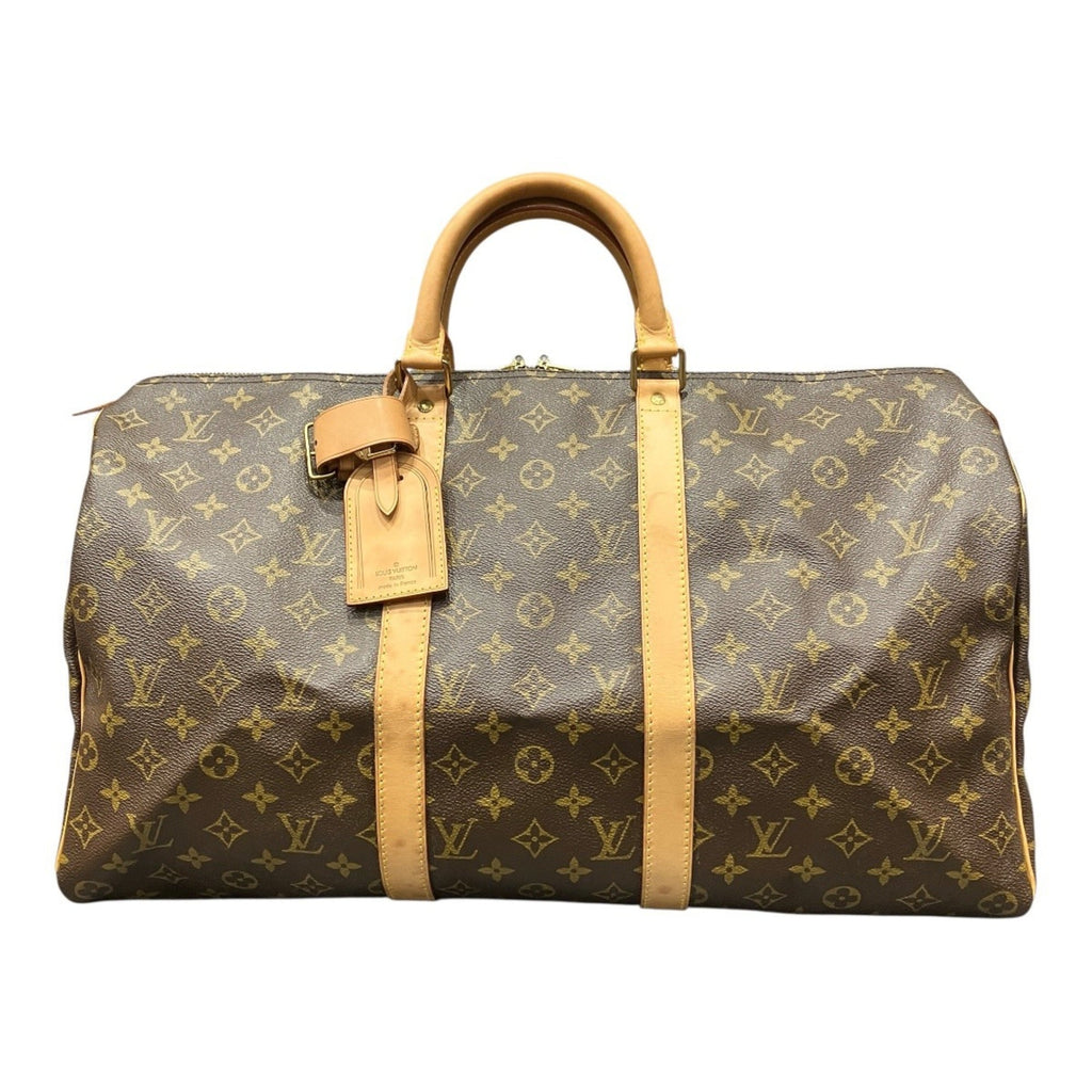 Louis Vuitton Brown Pvc Boston Bag