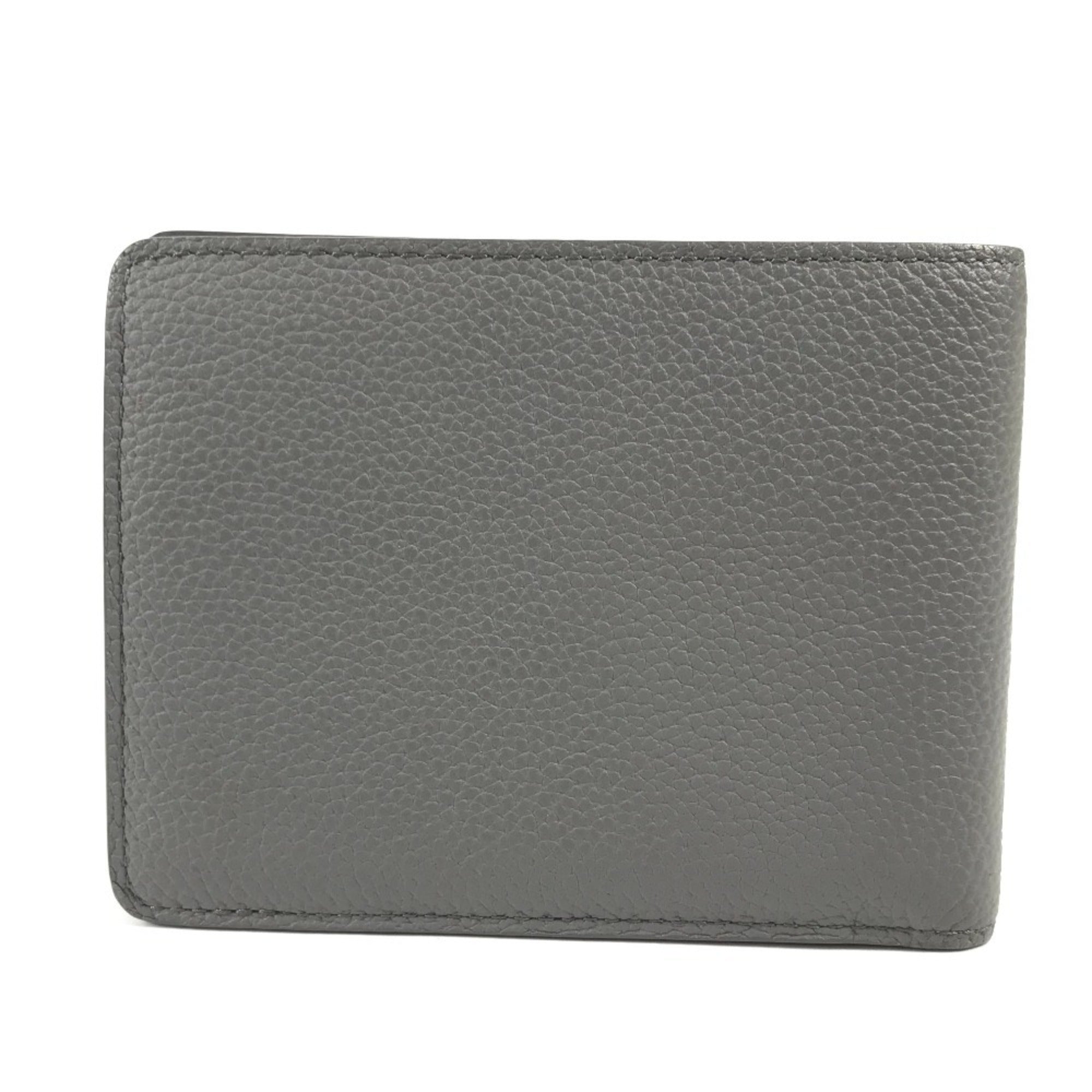 Louis Vuitton Gray Leather Wallet