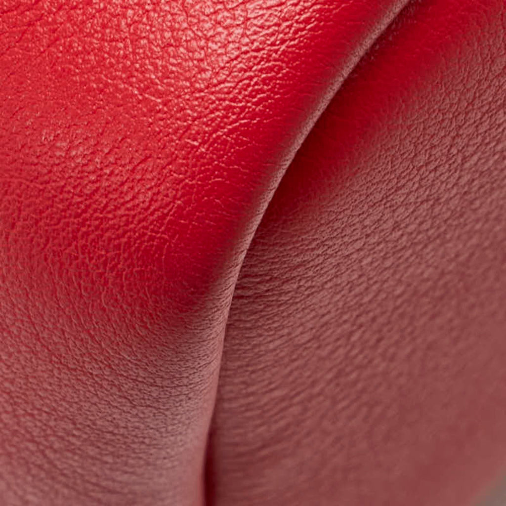 Fendi Red Color Leather Backpack