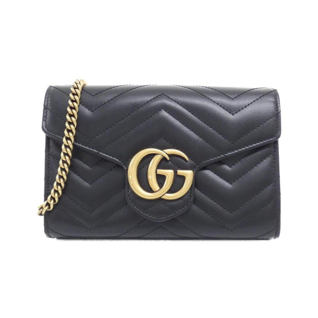 Gucci Black Leather Shoulder Bag (Pre-Owned)
