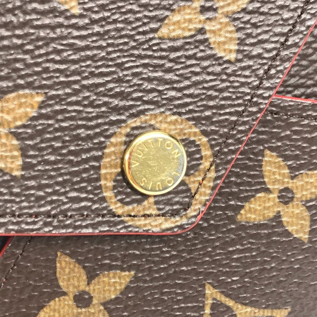 Louis Vuitton Brown Monogram Canvas Clutch Bag Pochette Pouch