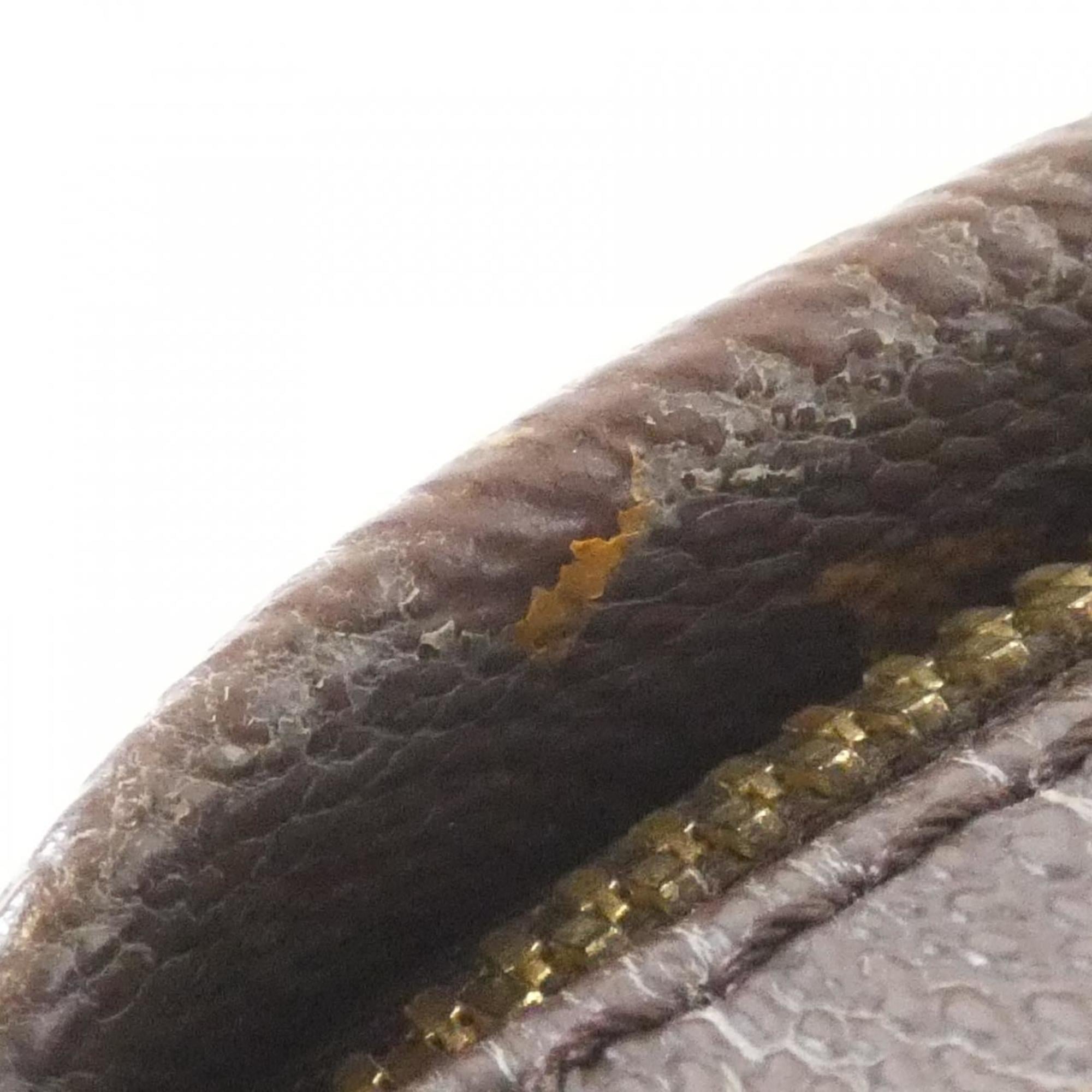 Louis Vuitton Marron Coated Canvas Backpack