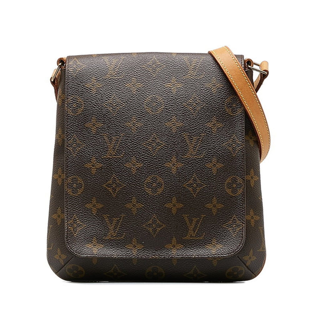 Louis Vuitton Brown Monogram Monogram Leather Shoulder Bag