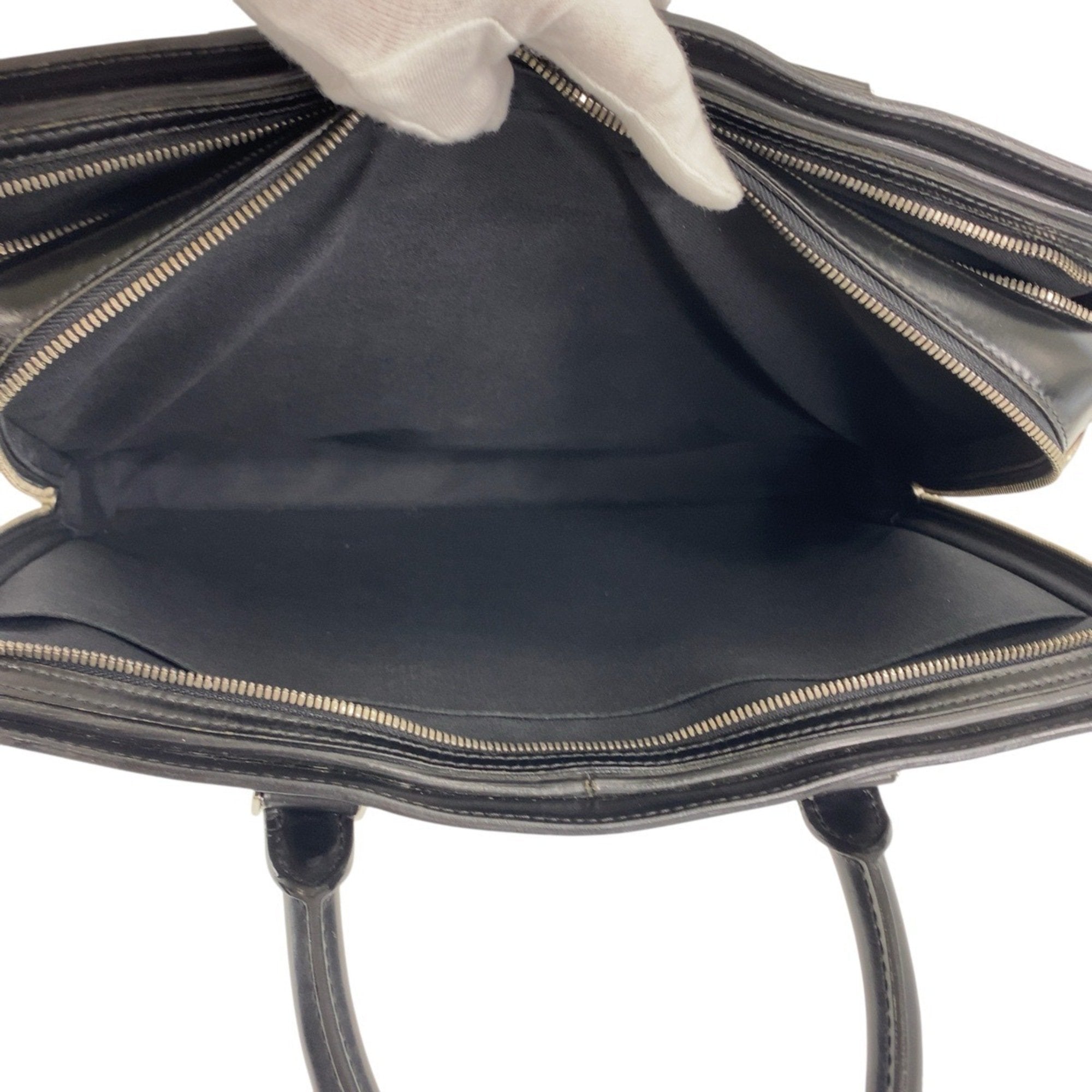 Louis Vuitton Black Noir Epi Leather Briefcase