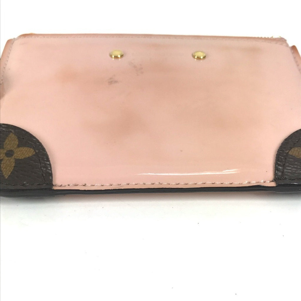 Louis Vuitton Pink Patent Leather Coin Purse/Coin Case