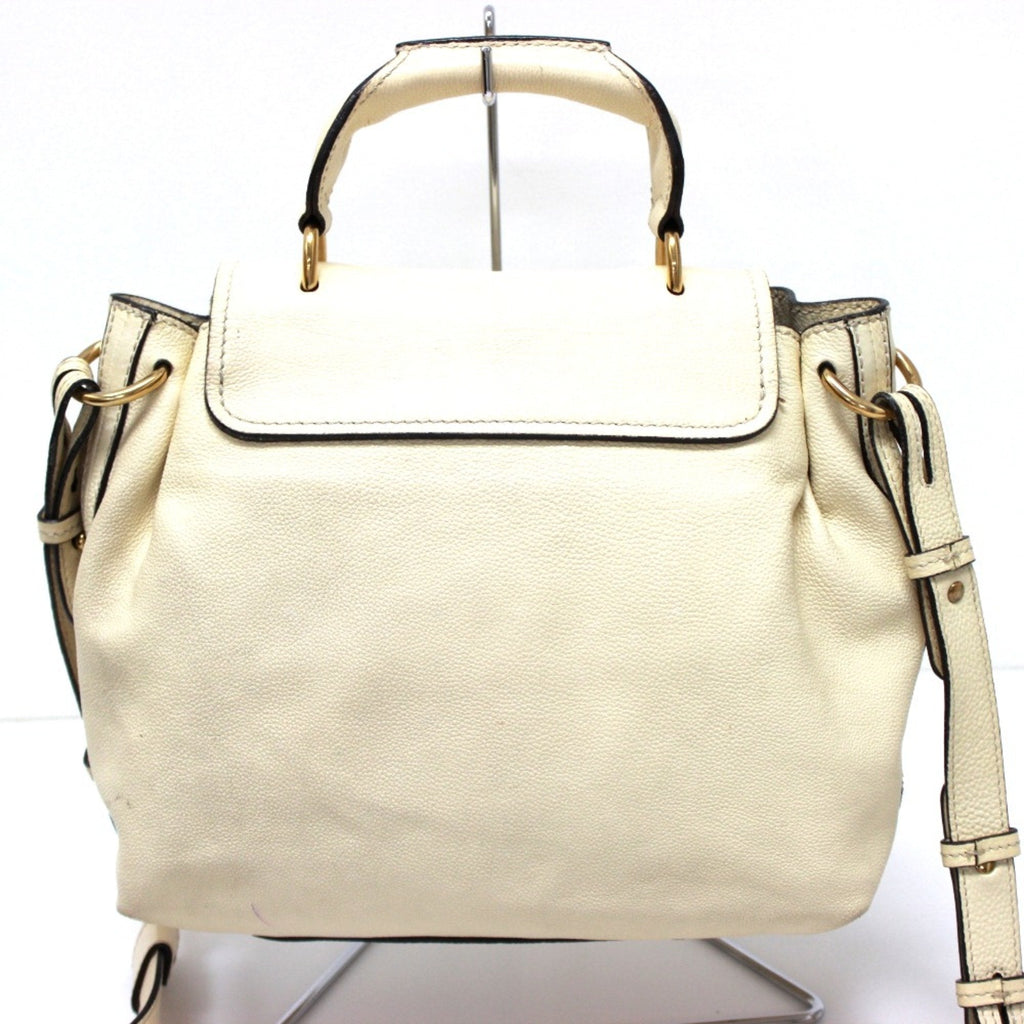 Chloé Beige Leather Shoulder Bag (Pre-Owned)