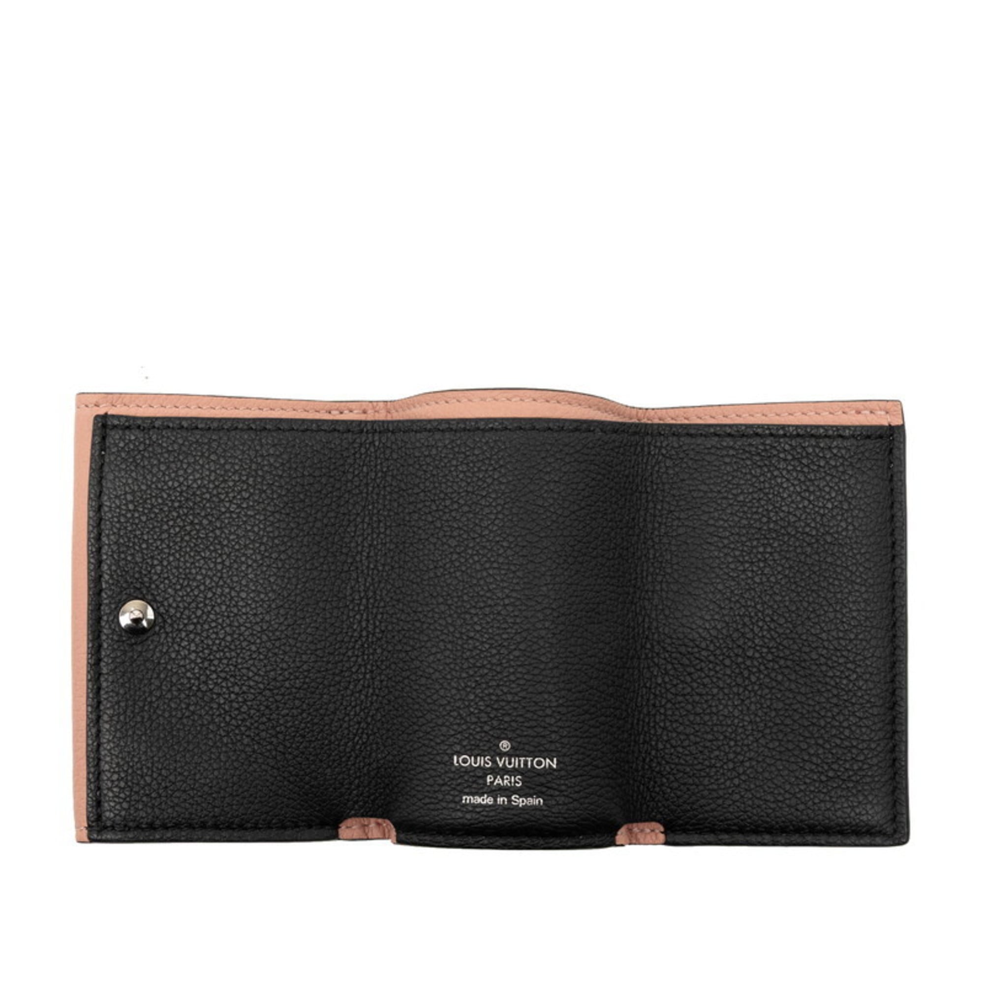Louis Vuitton Pink Leather Wallet (Tri-Fold)