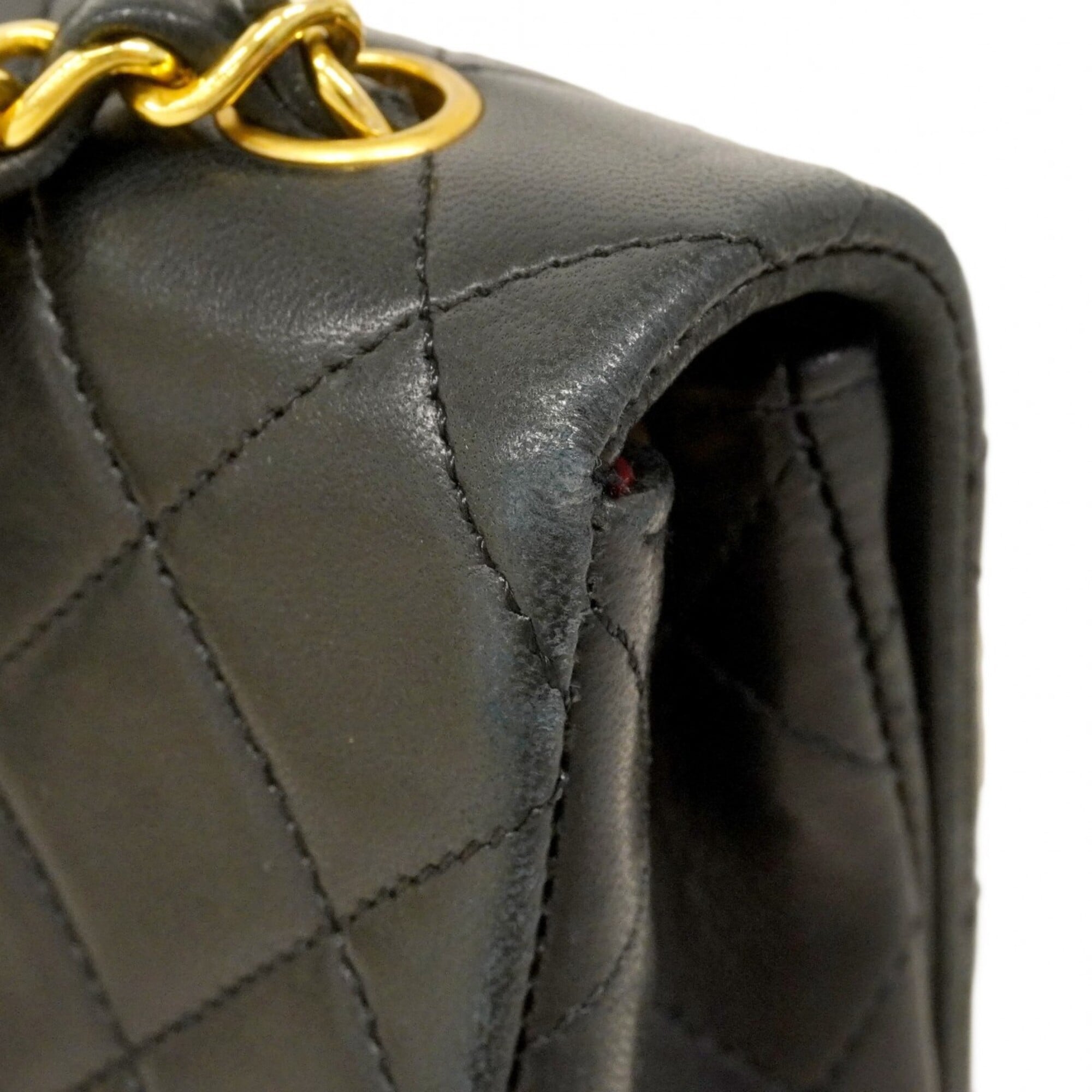 Chanel Black Leather Shoulder Bag