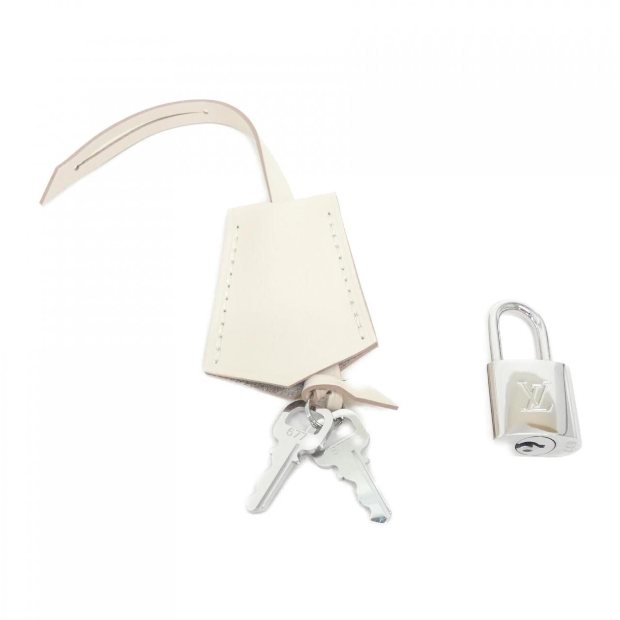 Louis Vuitton Silver Leather Handbag