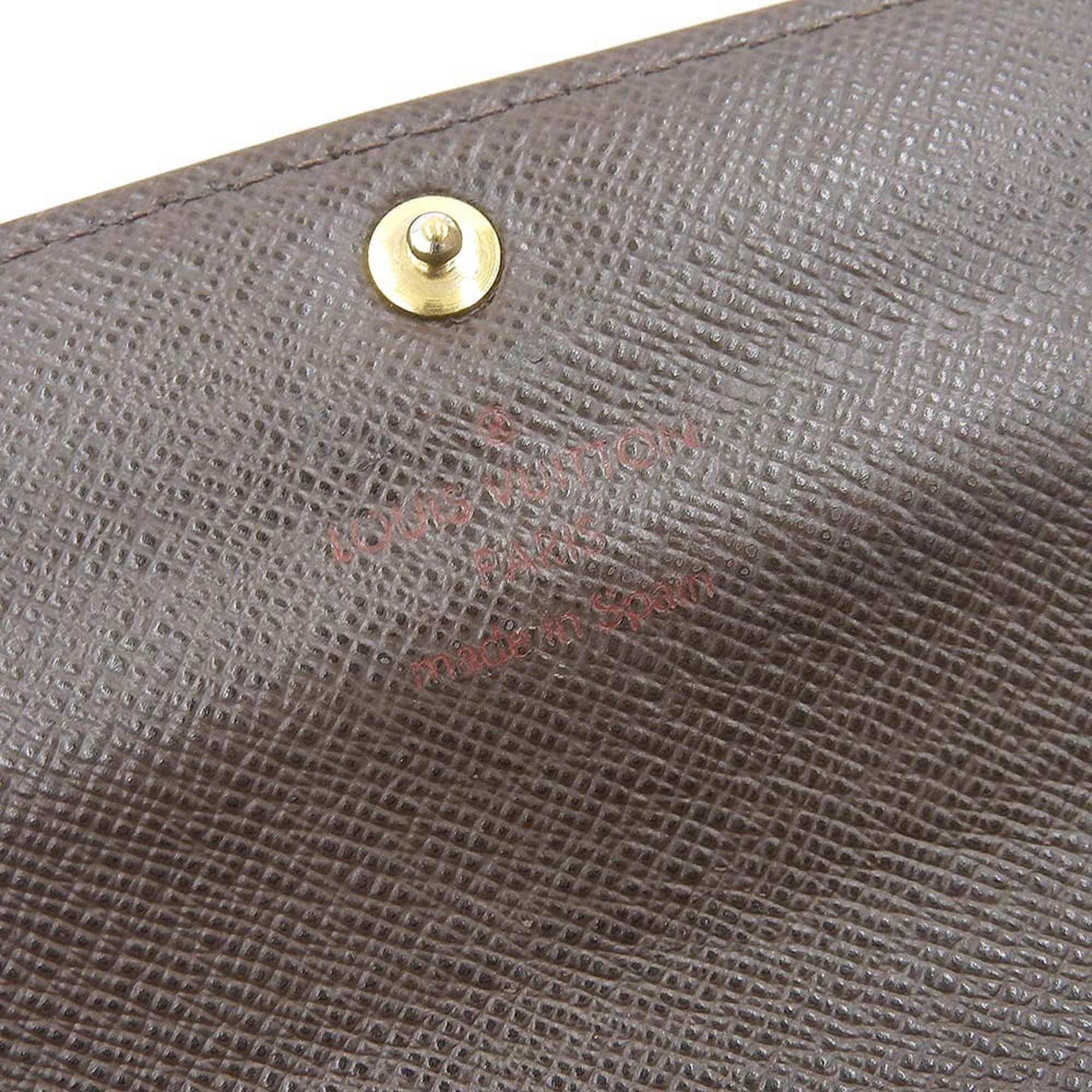 Louis Vuitton Ebene Pvc Long Wallet
