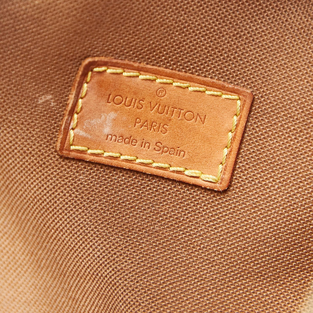 Louis Vuitton Brown Pvc Leather Sling Bag