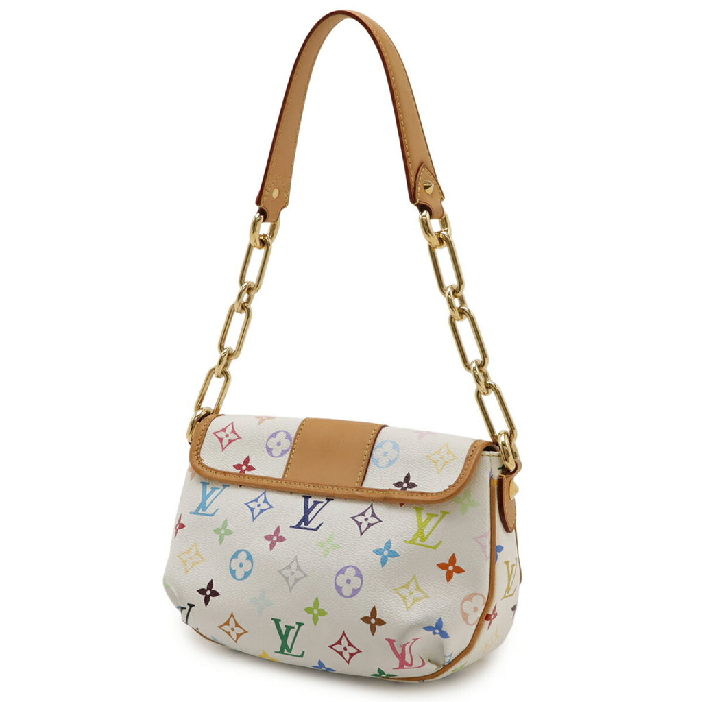 Louis Vuitton Blanc Monogram Multi-Color White Yellow Monogram Multicolore Shoulder Bag