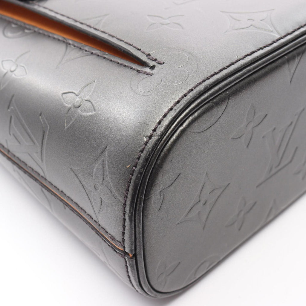 Louis Vuitton Black Leather Shoulder Bag