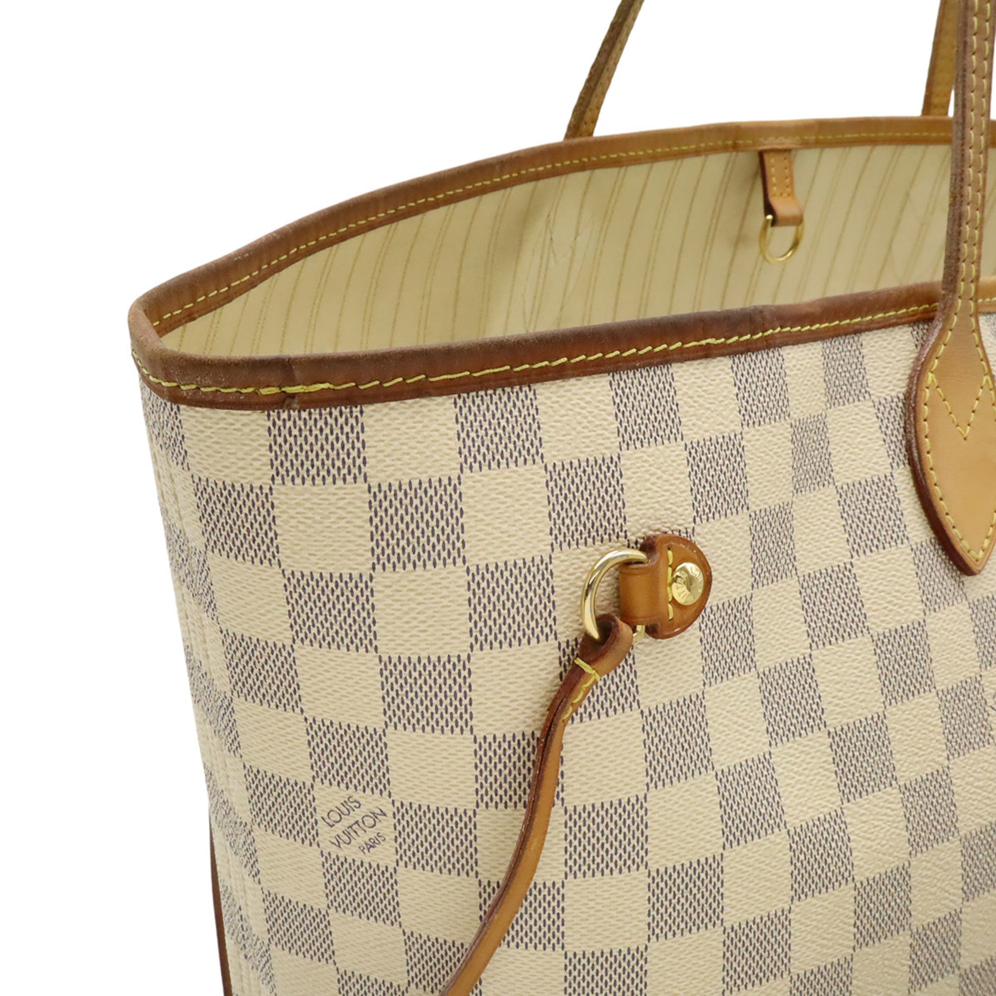 Louis Vuitton Damier Azur Ivory Damier Azur Shoulder Bag Tote Bag