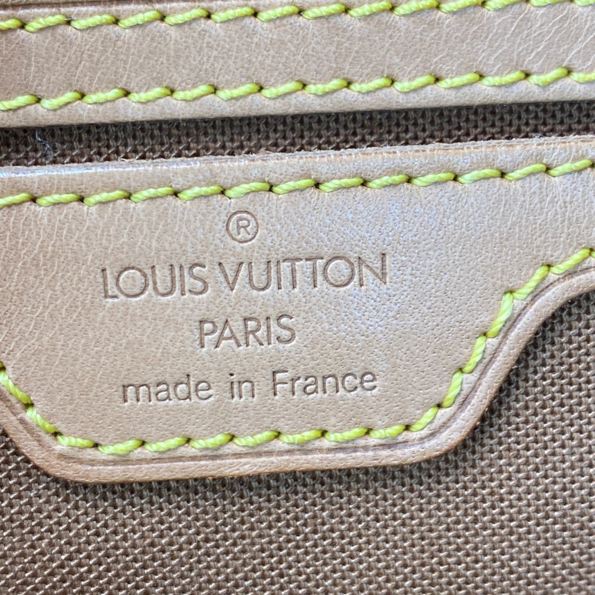 Louis Vuitton Brown Pvc Leather Backpack