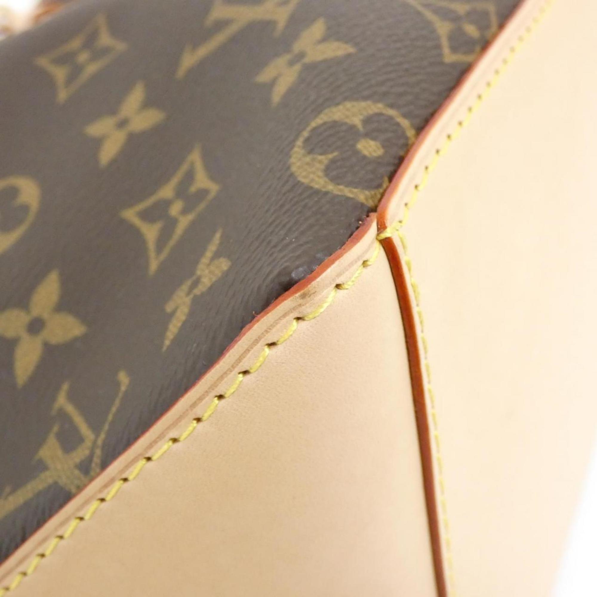 Louis Vuitton Marron Coated Canvas Shoulder Bag