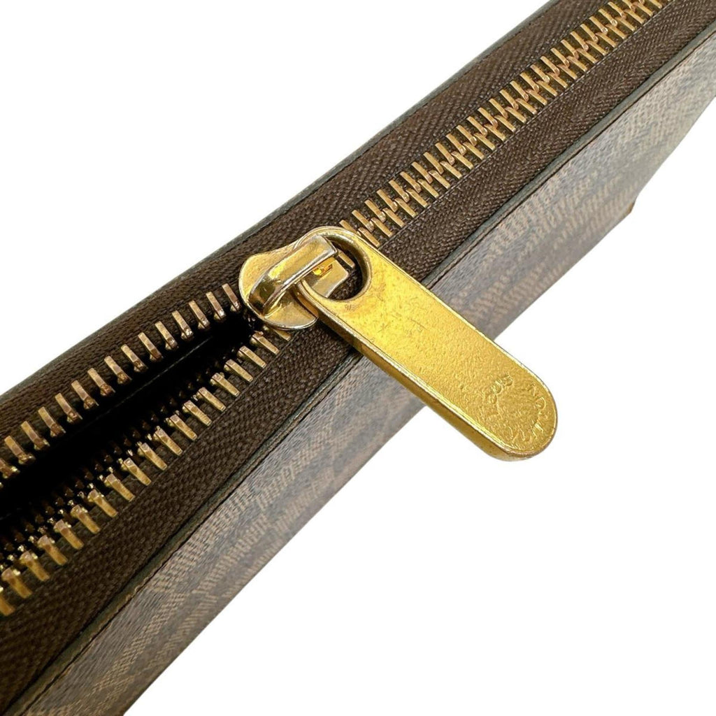 Louis Vuitton Brown Damier Canvas Damier Canvas Long Wallet