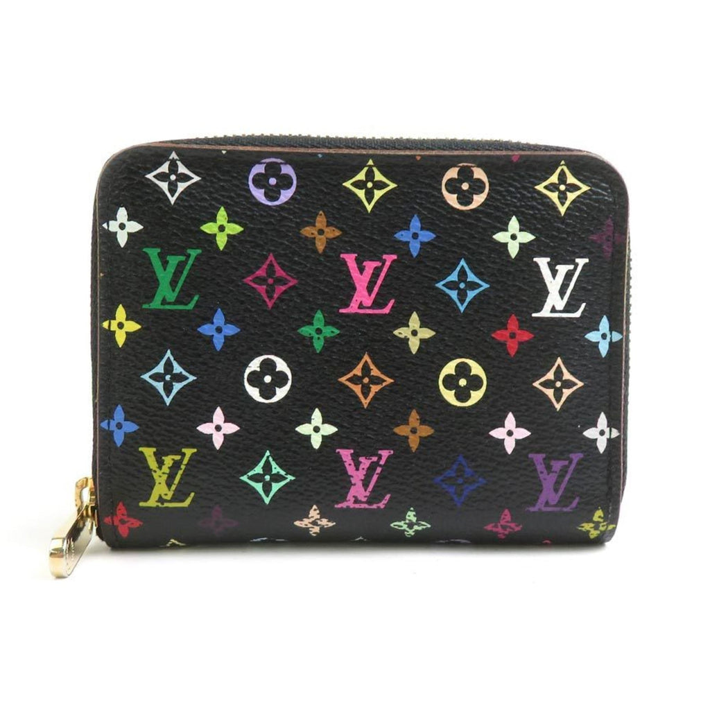 Louis Vuitton Black Multi-Color Monogram Multicolore Coin Purse/Coin Case