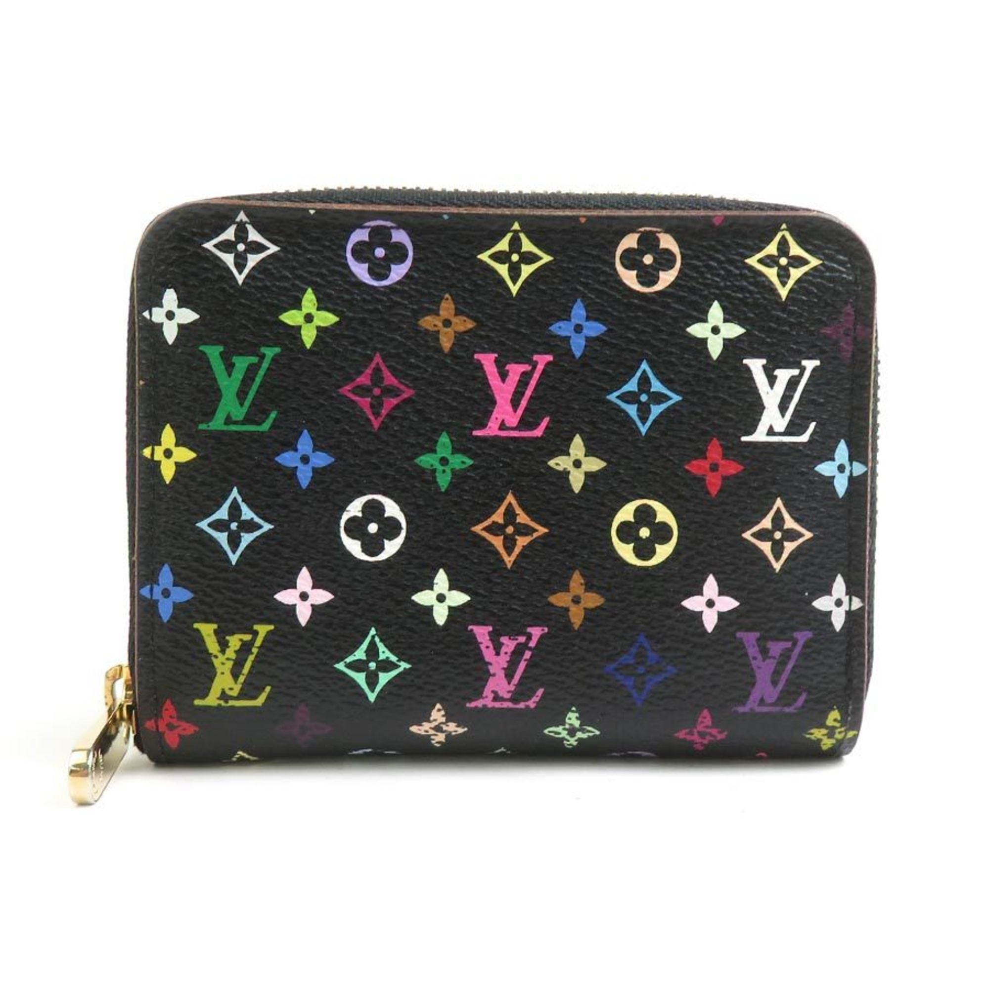 Louis Vuitton Black Multi-Color Monogram Multicolore Coin Purse/Coin Case