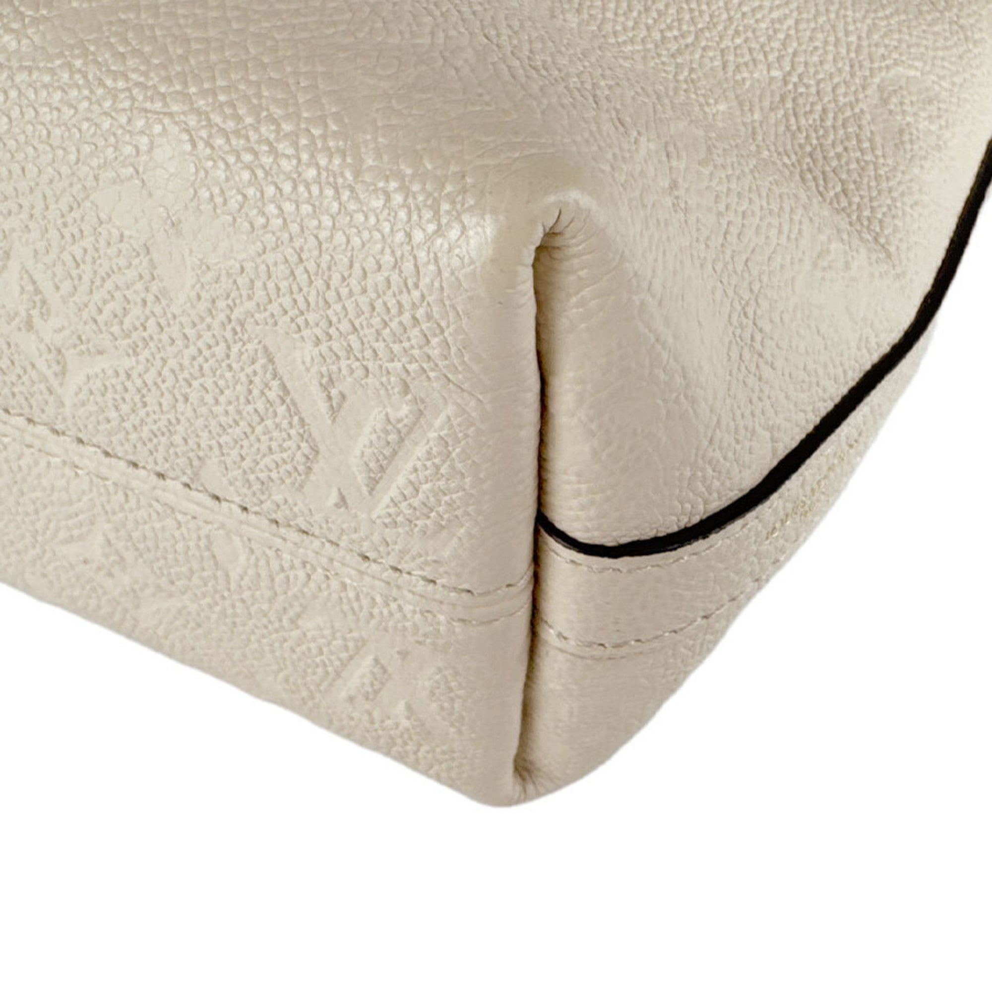 Louis Vuitton Cream Monogram Empreinte Shoulder Bag