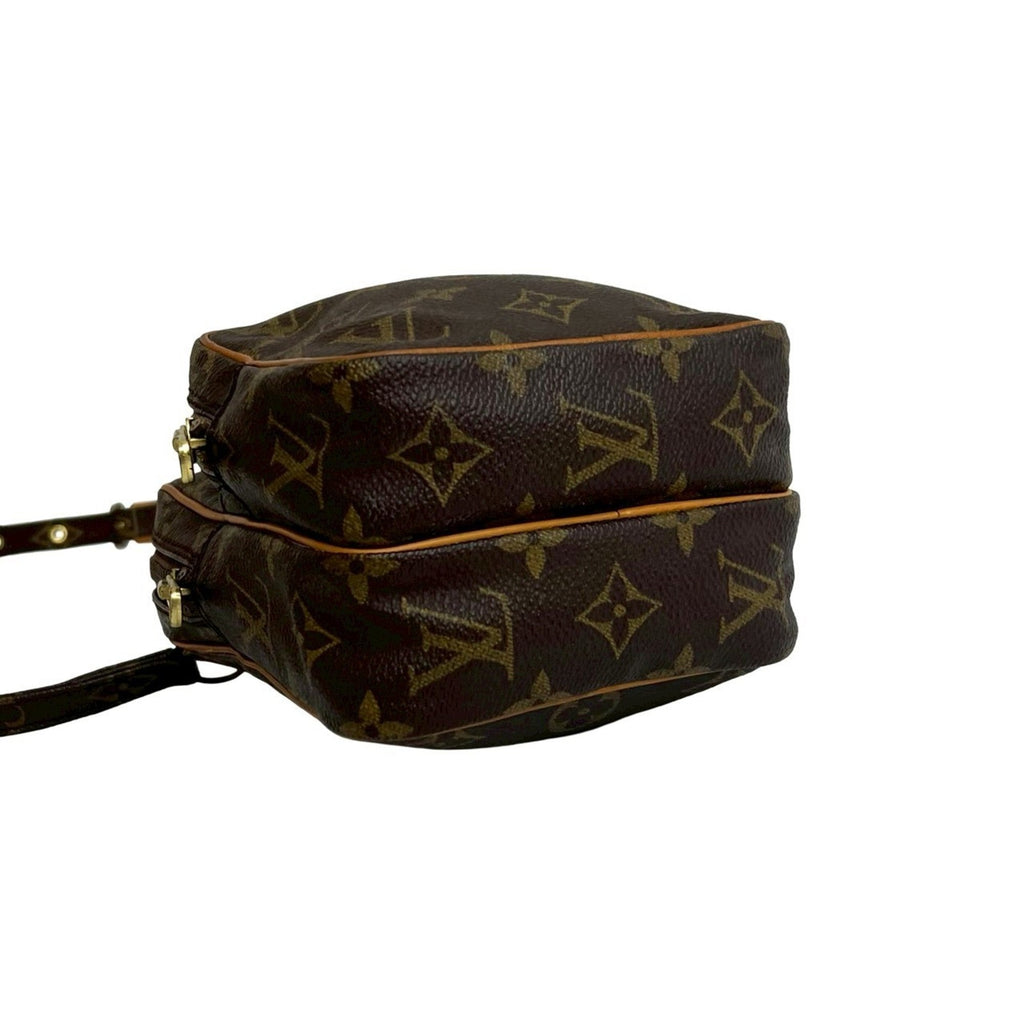 Louis Vuitton Brown Leather Pvc Pochette Shoulder Bag