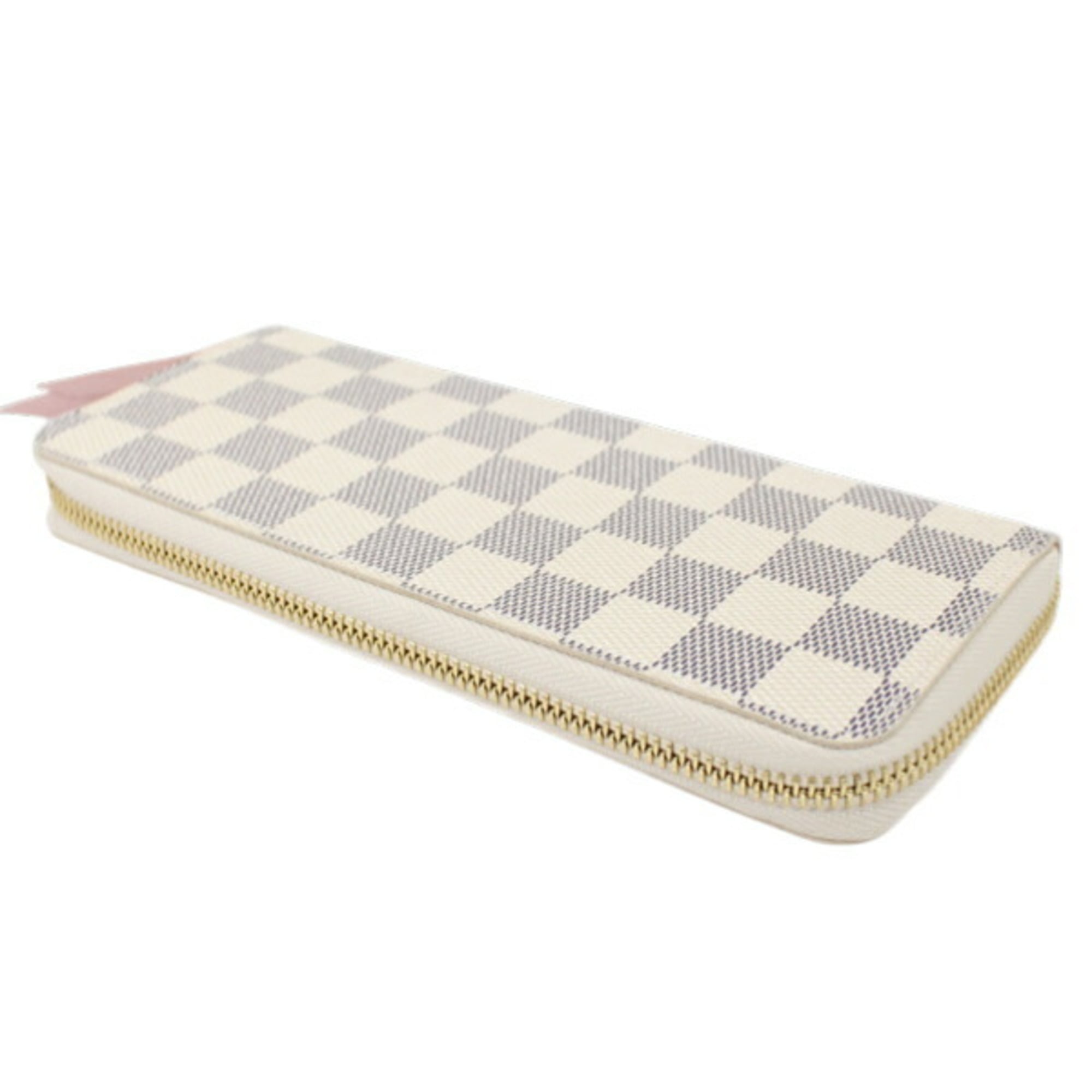 Louis Vuitton Damier Azur Rose Ballerine Damier Azur Long Wallet