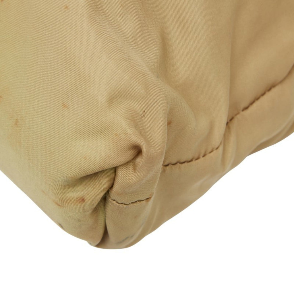 Prada Beige Nylon Handbag Tote Bag