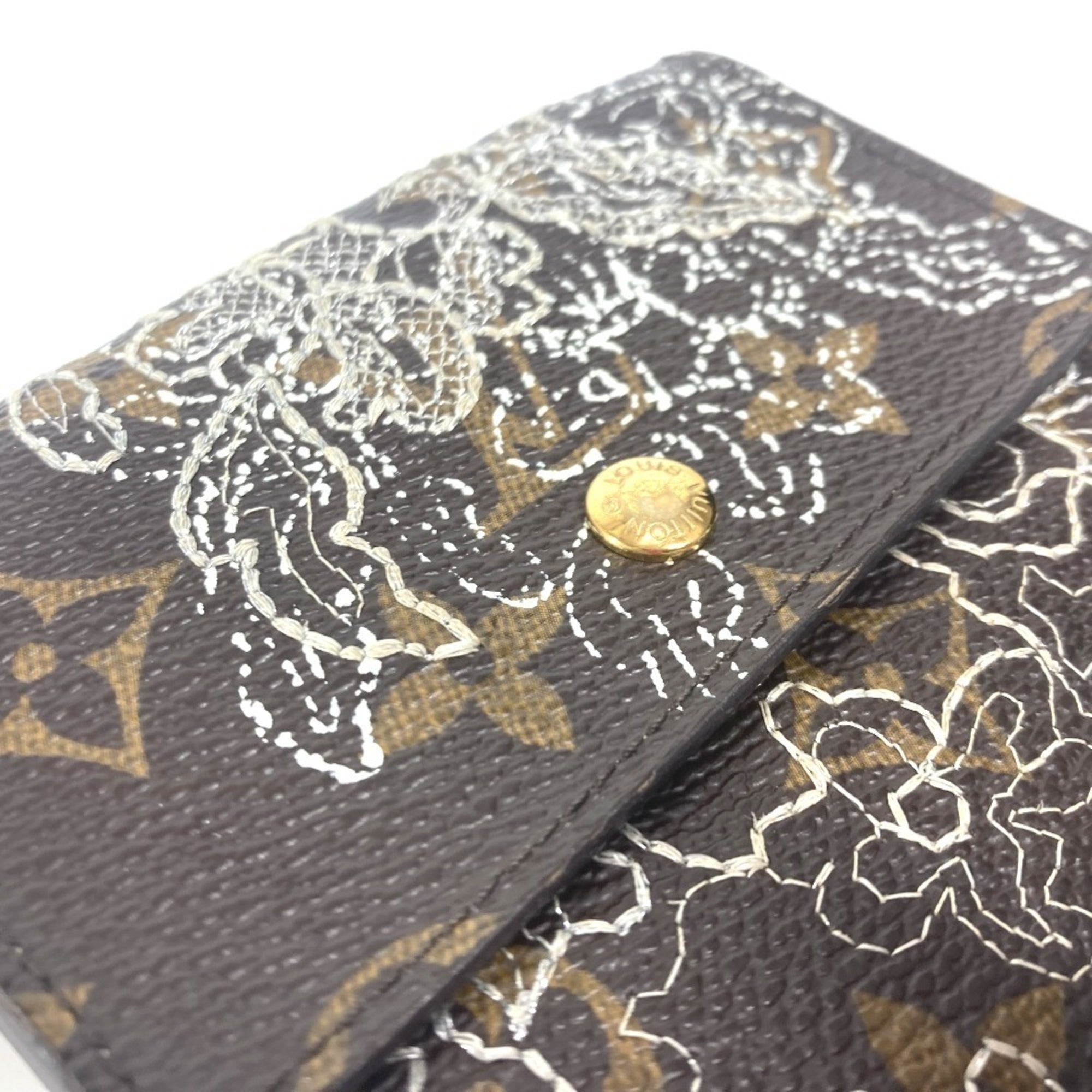 Louis Vuitton Brown Monogram Wallet (Tri-Fold)