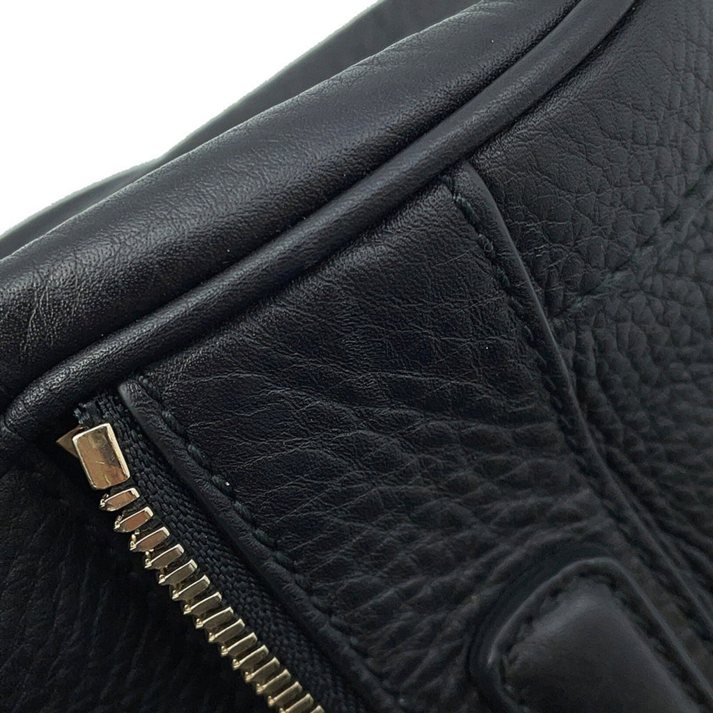Gucci Black Leather Boston Bag (Pre-Owned)