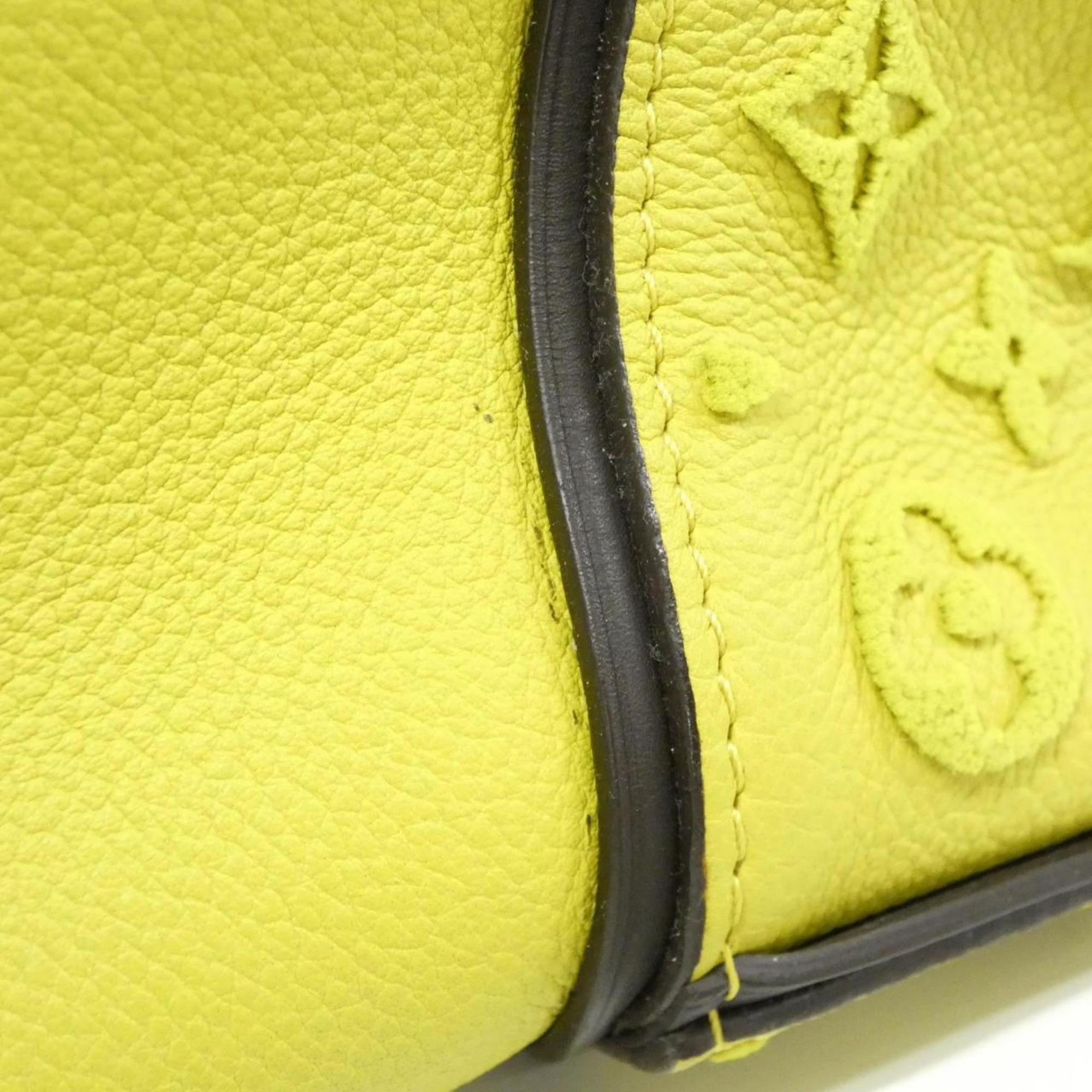 Louis Vuitton Citron Yellow Cuir Ombre Leather Leather Handbag
