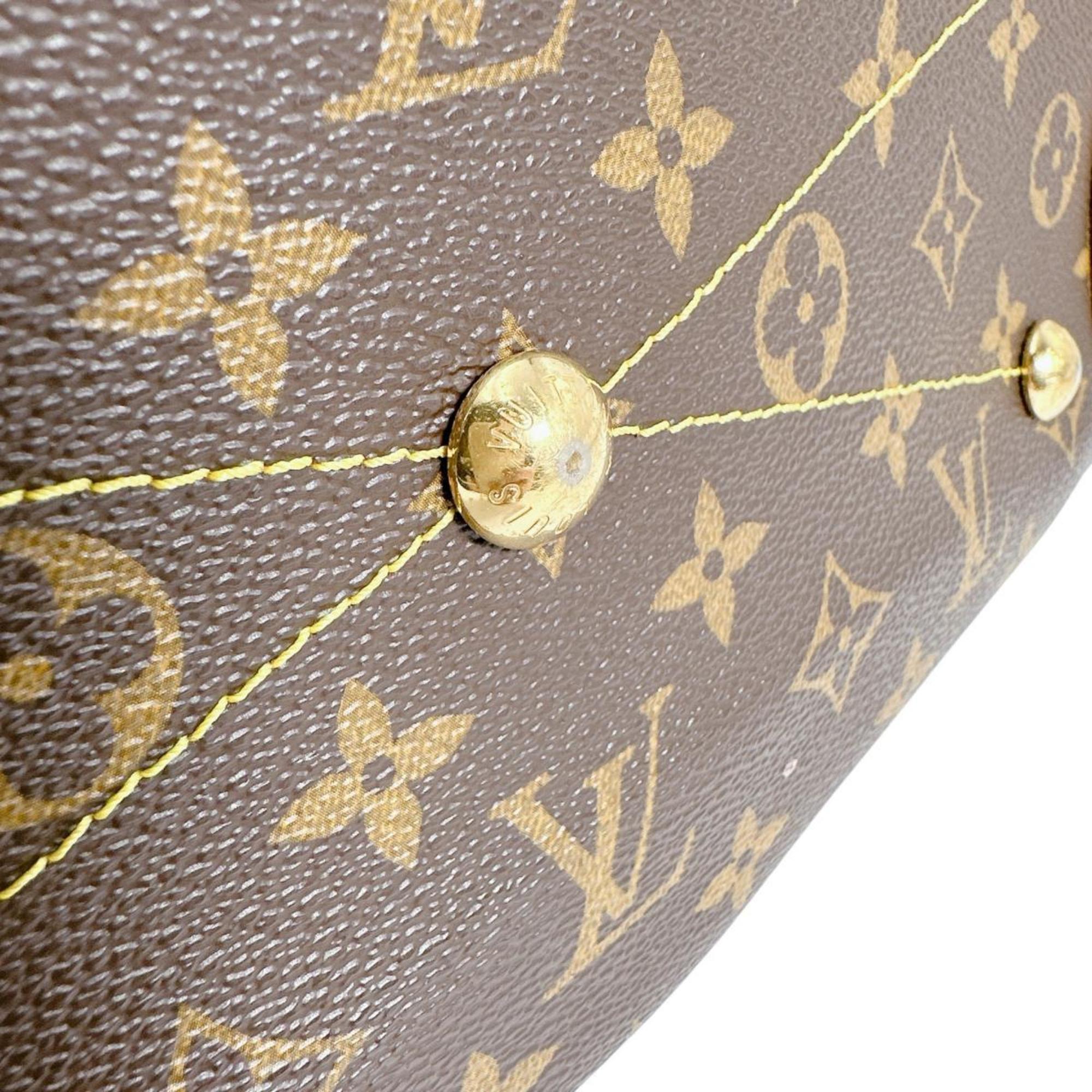 Louis Vuitton Brown Monogram Canvas Handbag
