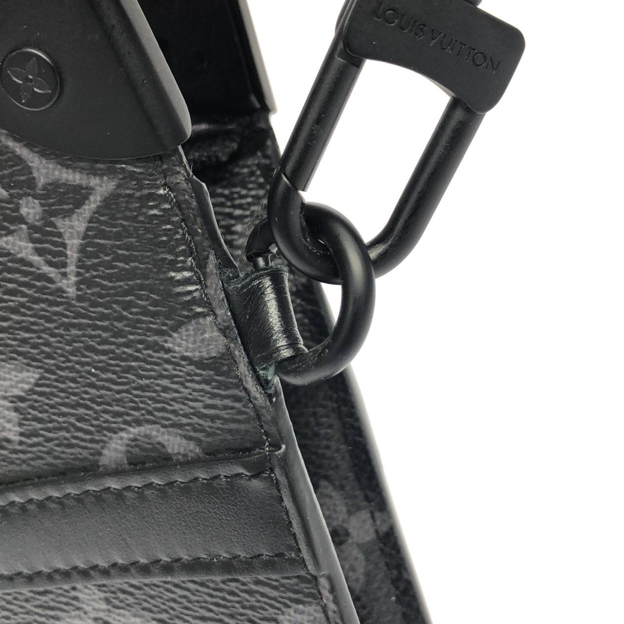 Louis Vuitton Black Monogram Eclipse Monogram Eclipse Coated Canvas Handbag Pochette