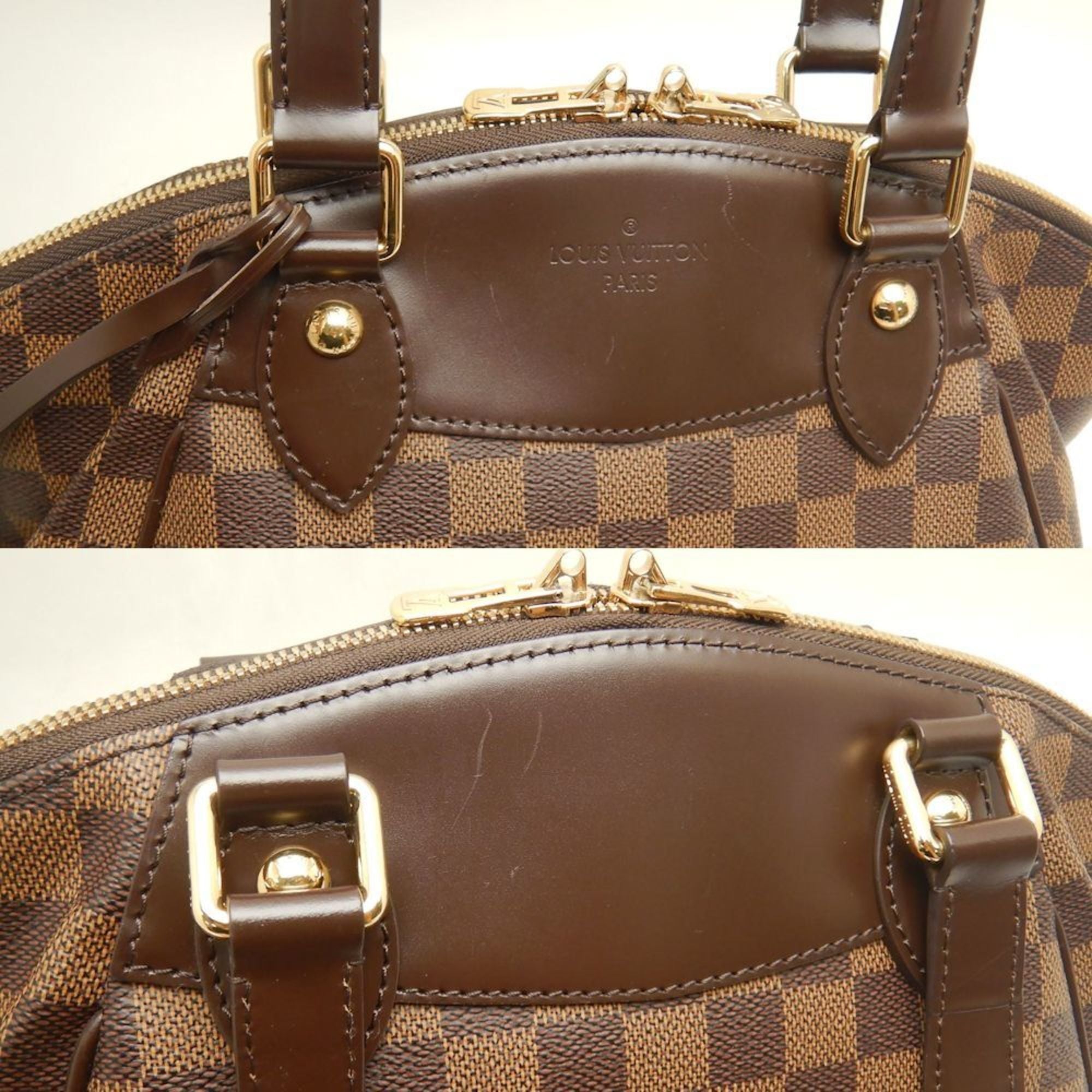 Louis Vuitton Damier Canvas Ebene Damier Canvas Handbag