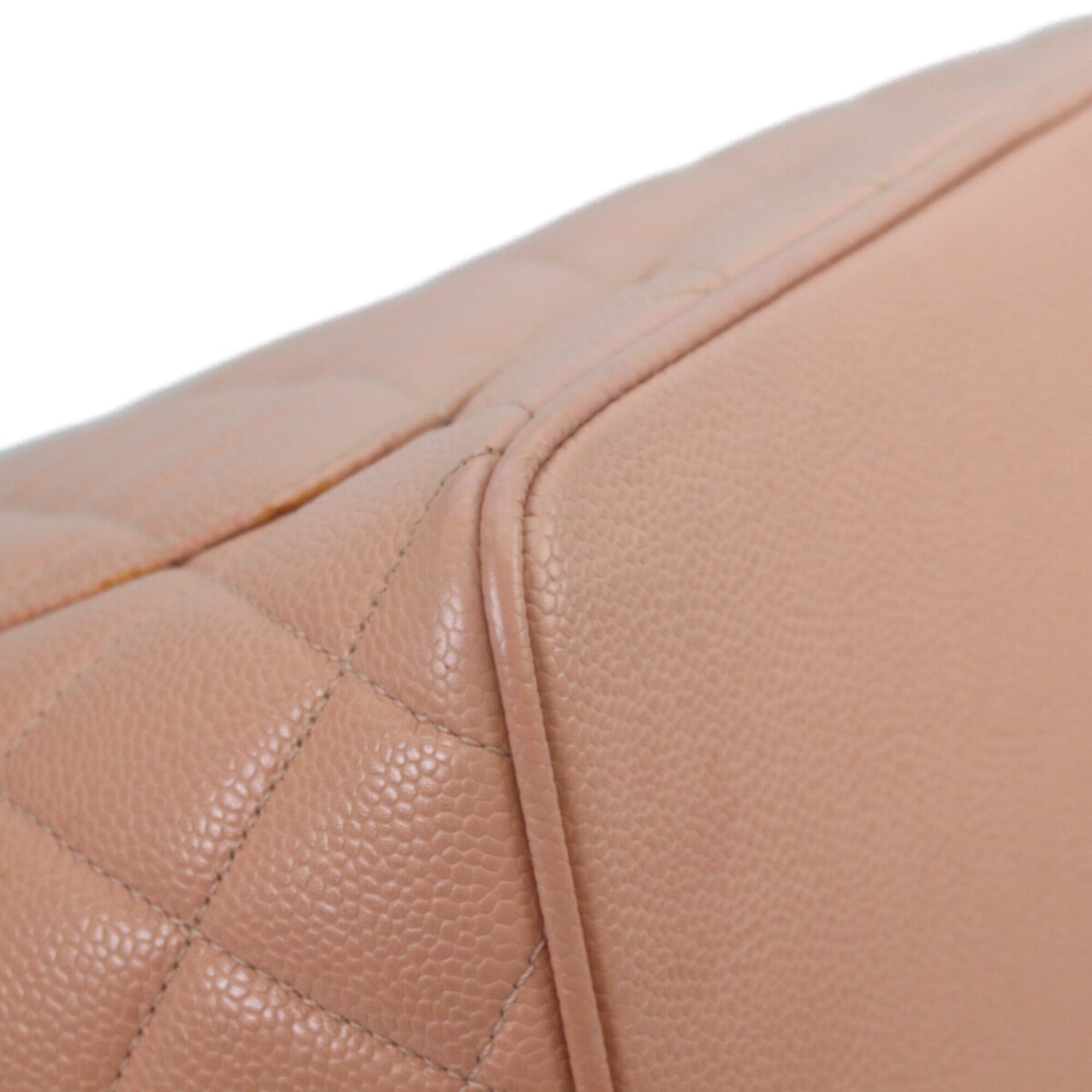 Chanel Pink Grained Calfskin Tote Bag