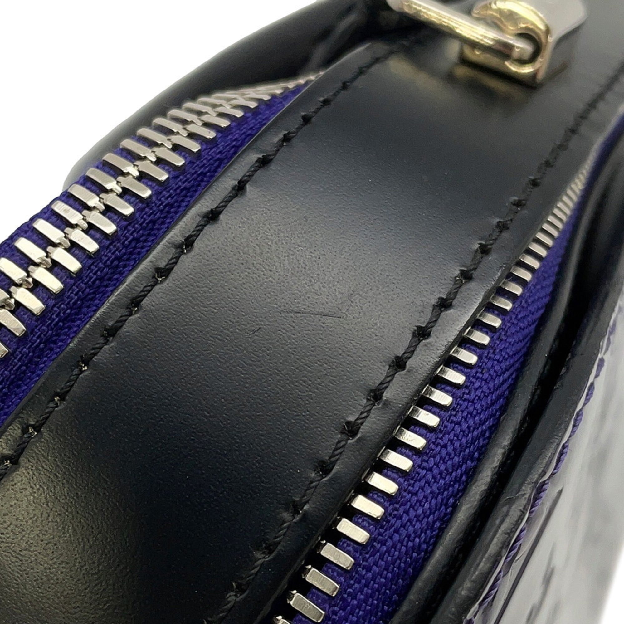 Louis Vuitton Monogram Noir Purple Monogram Vernis Handbag Shoulder Bag