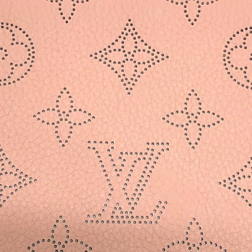 Louis Vuitton Mahina Pink Mahina Leather Long Wallet